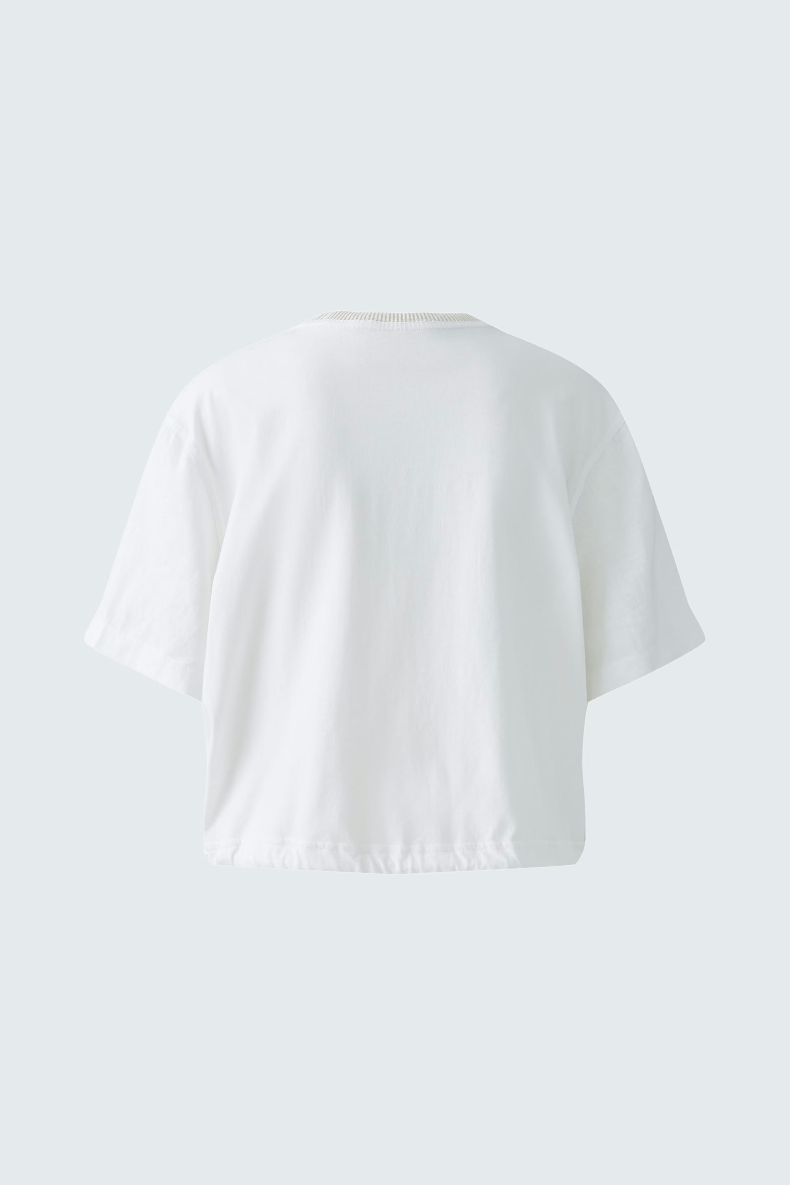 Oui - White Linen Drawstring Blouse