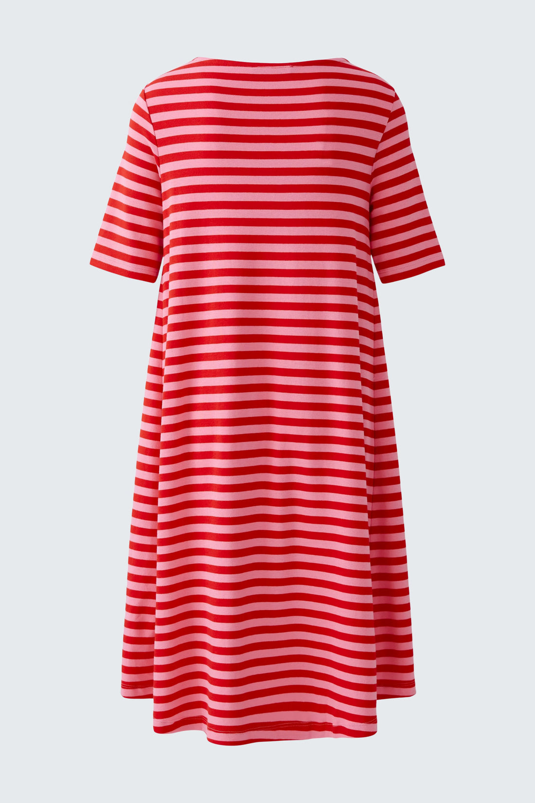 Oui- Pink and Red Stripe Dress