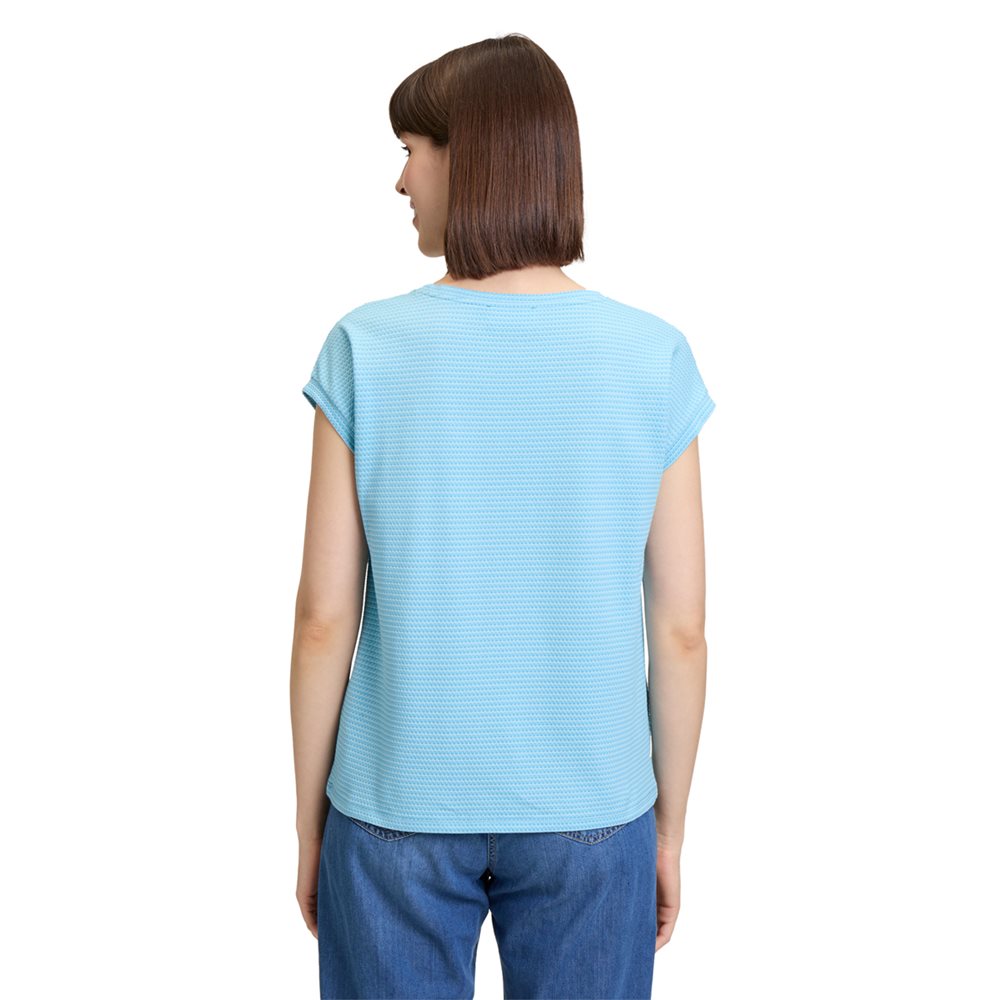 Betty Barclay - Blue Textured T-Shirt