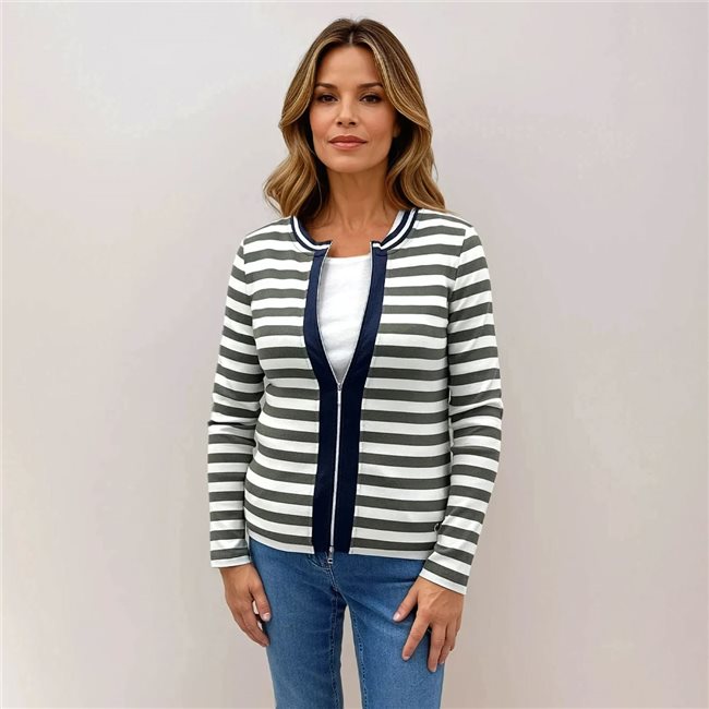 Gerry Weber - Striped Zip Jacket
