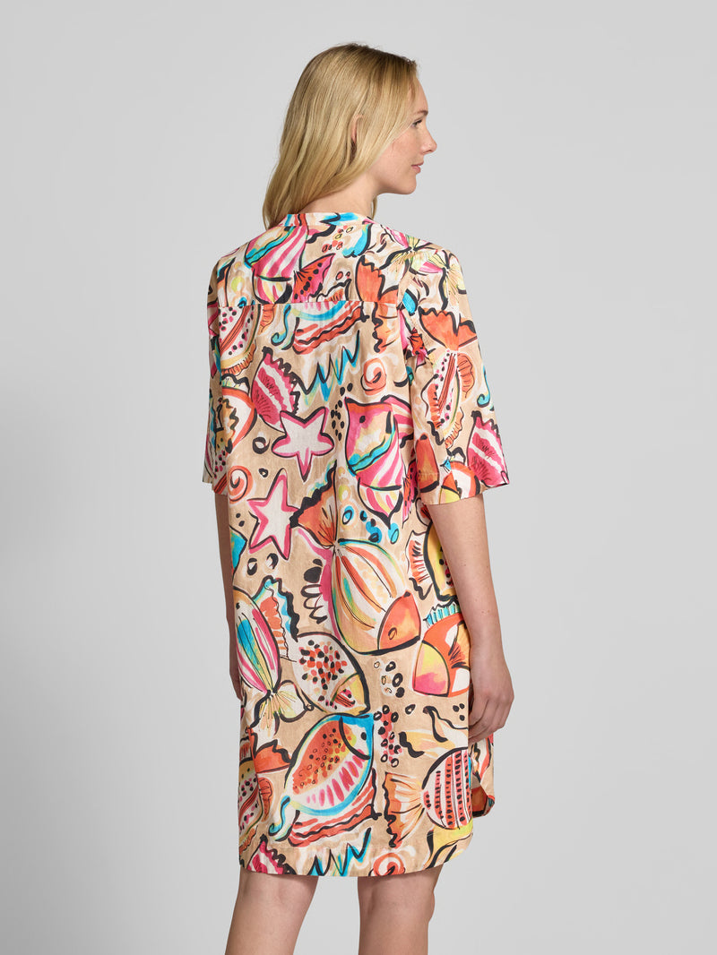 Emily Van Den Bergh - Tropical Fish Print Dress