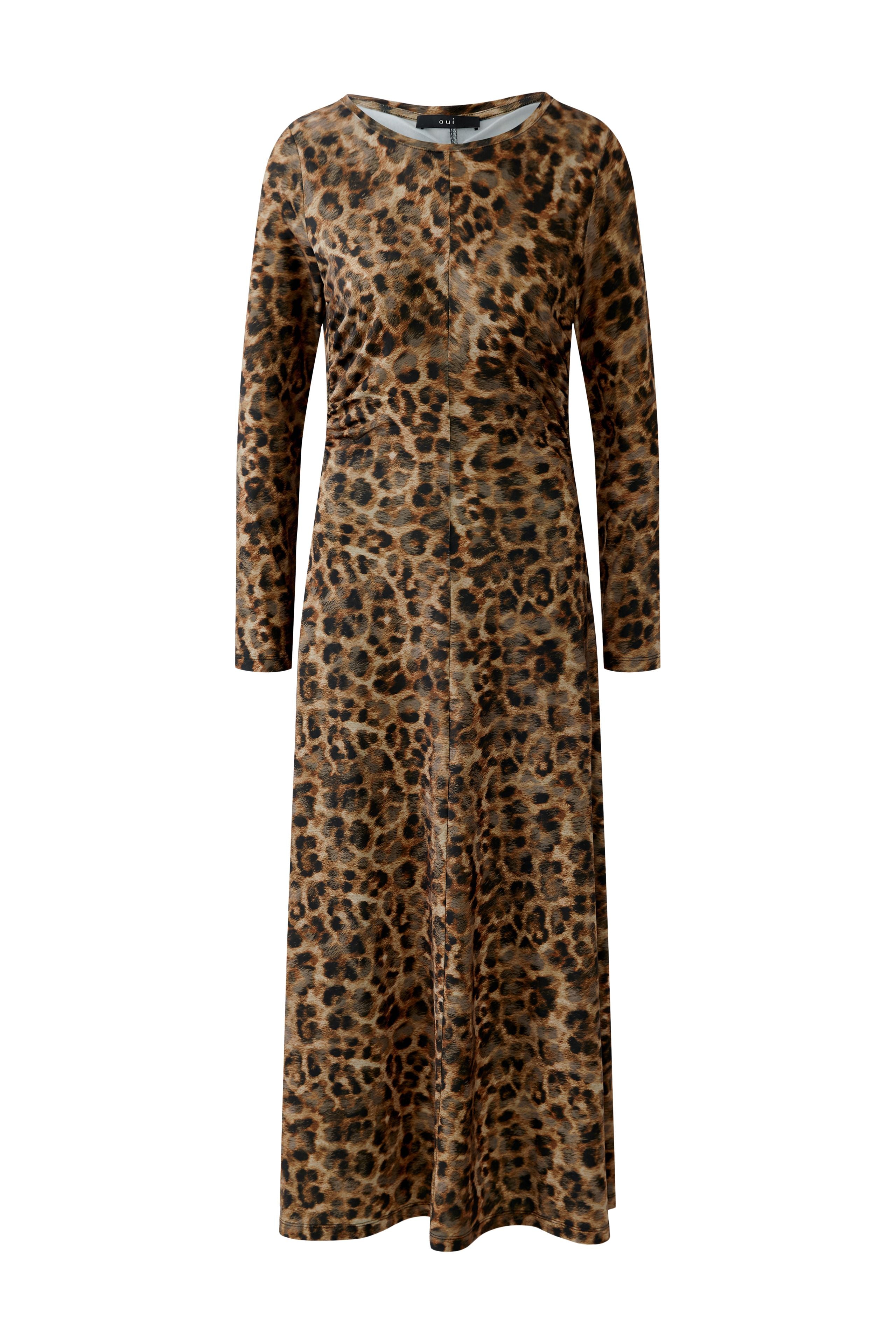 Oui- Animal Print Dress