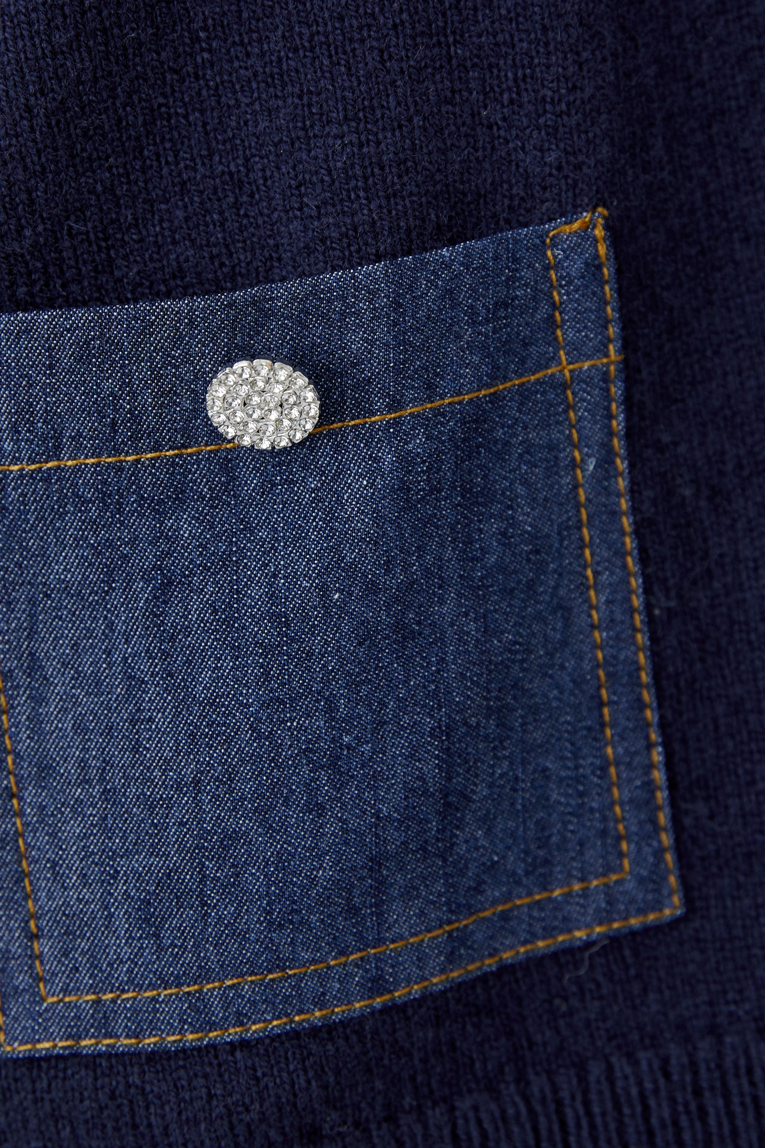 Oui- Denim Pocket Knit