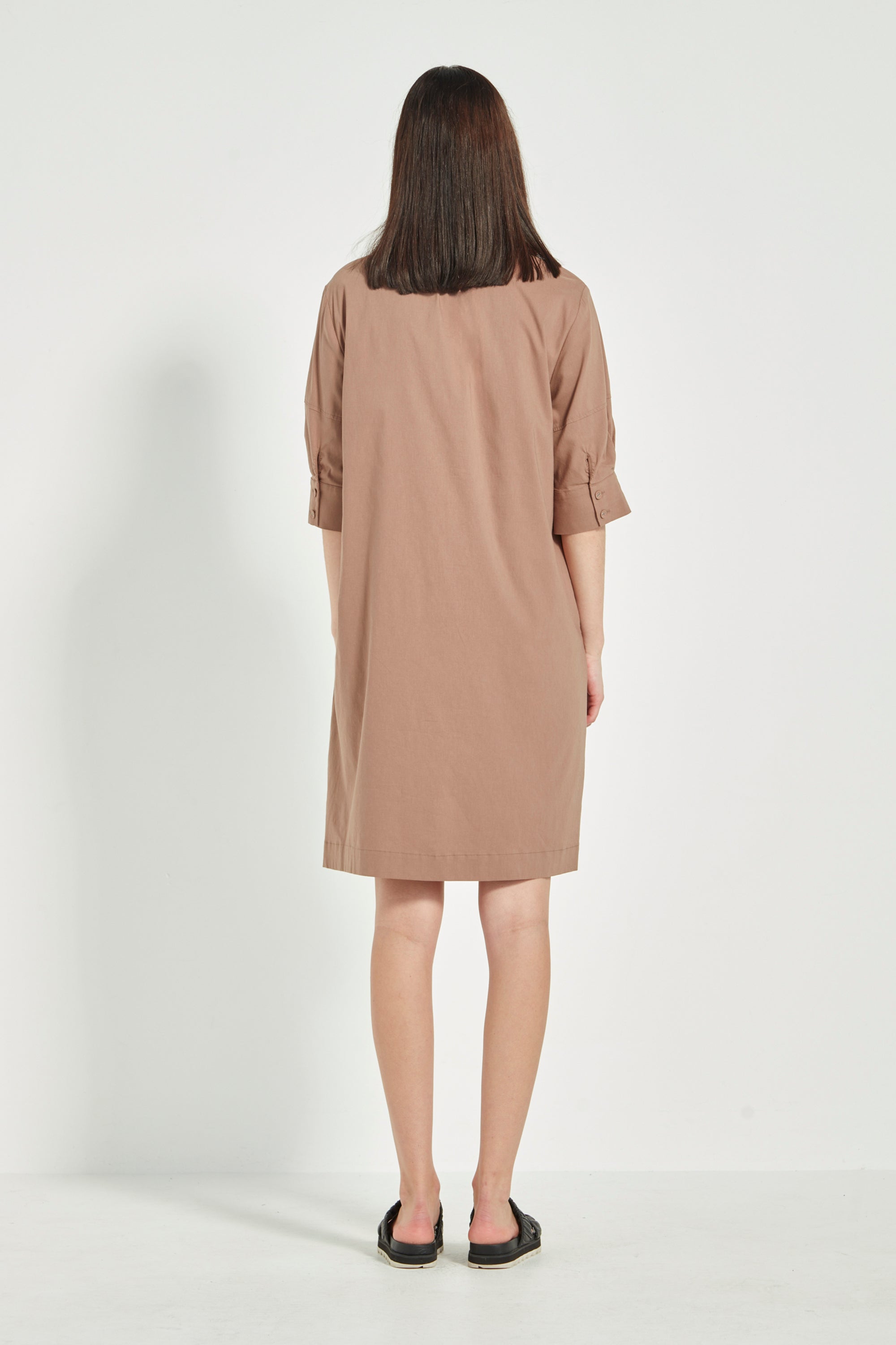 Verge - Acrobat Nori Dress in Mocha
