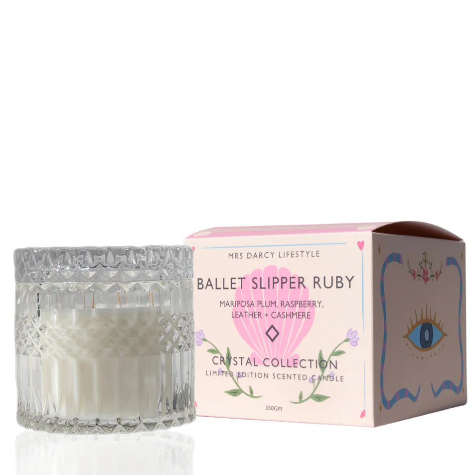 Mrs Darcy Lifestyle- Candle Ballet Slipper Ruby