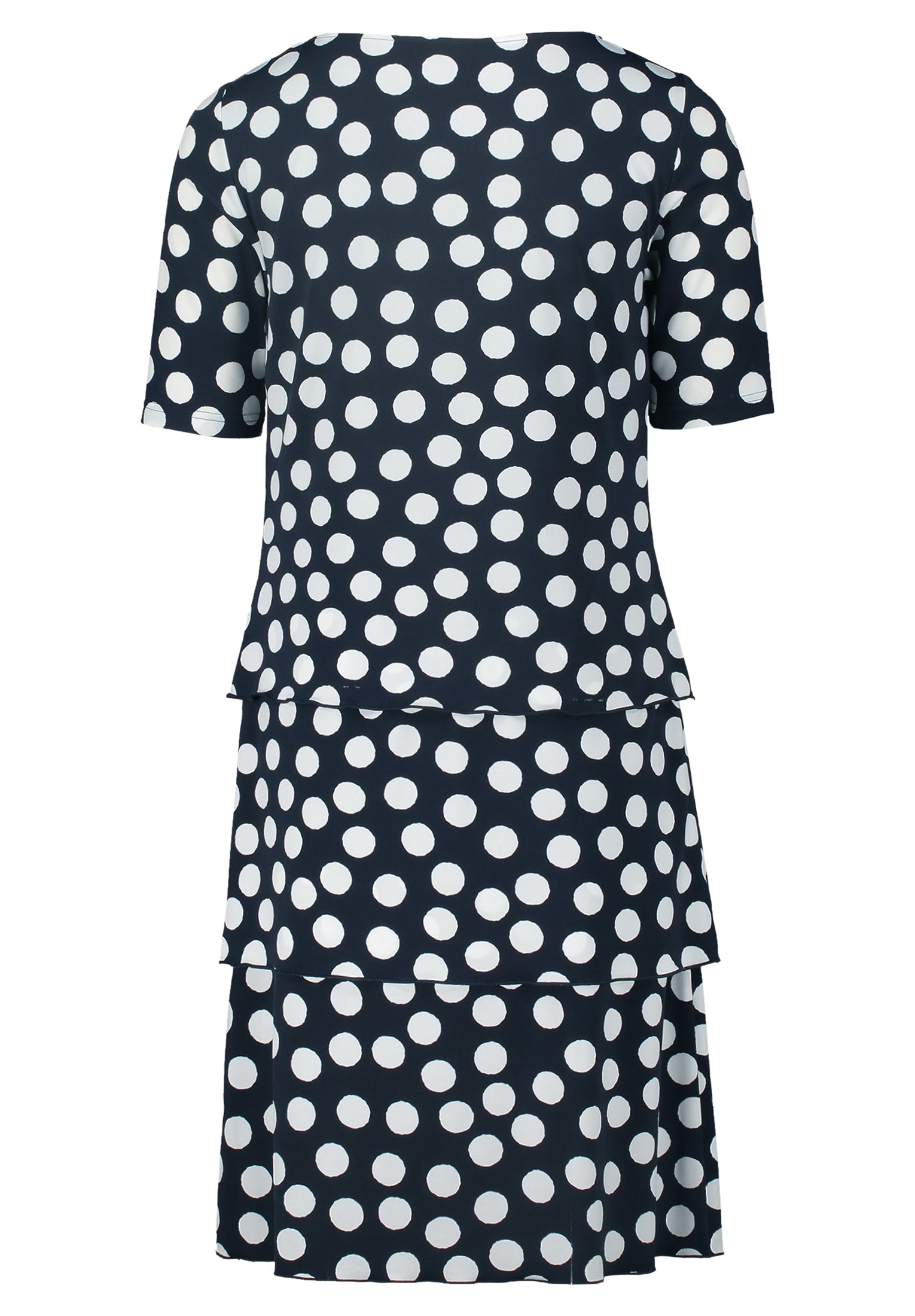 Betty Barclay - Navy and White Polka Dot Dress