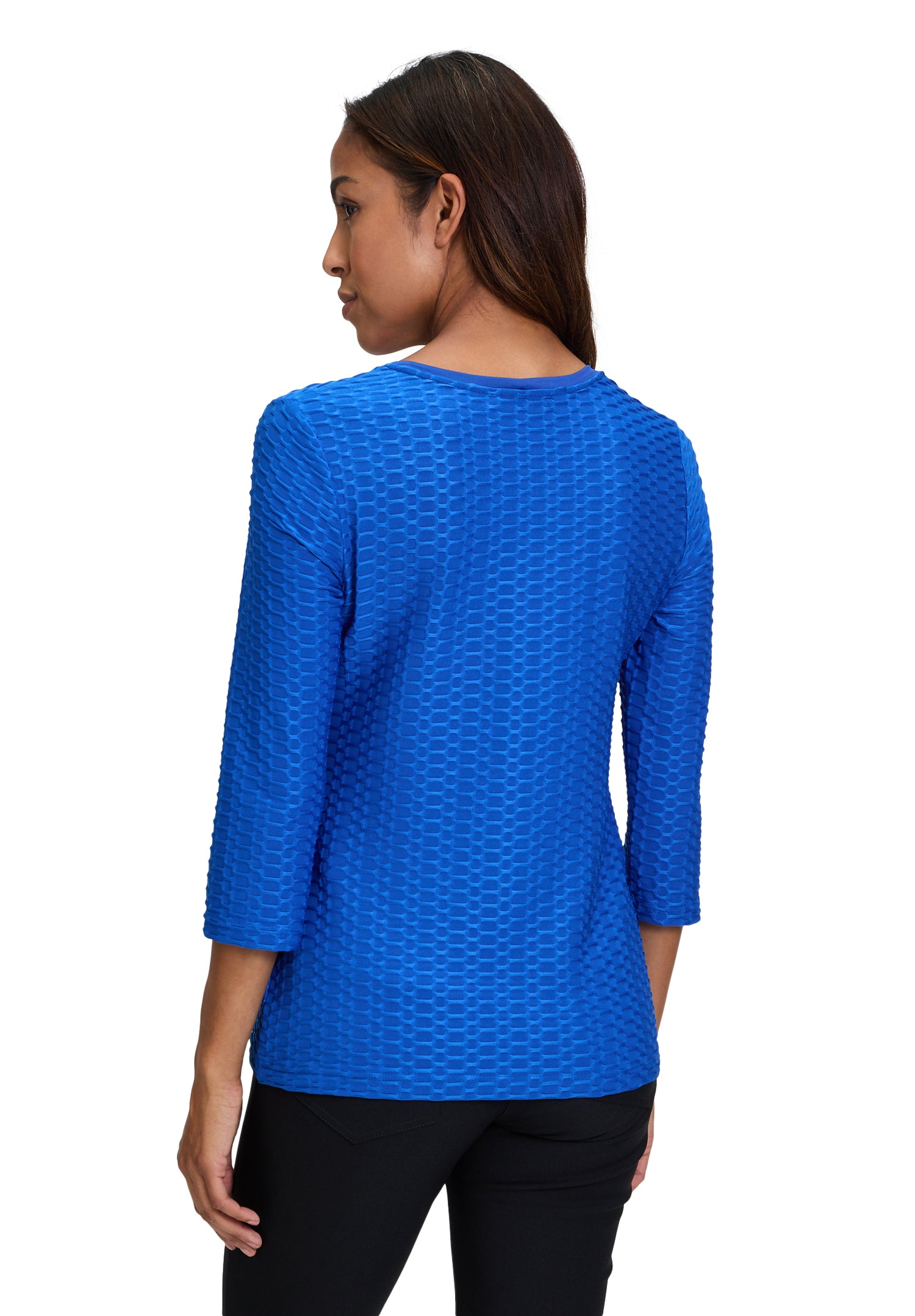 Betty Barclay - Cobalt  Blue 3/4 Sleeves Top