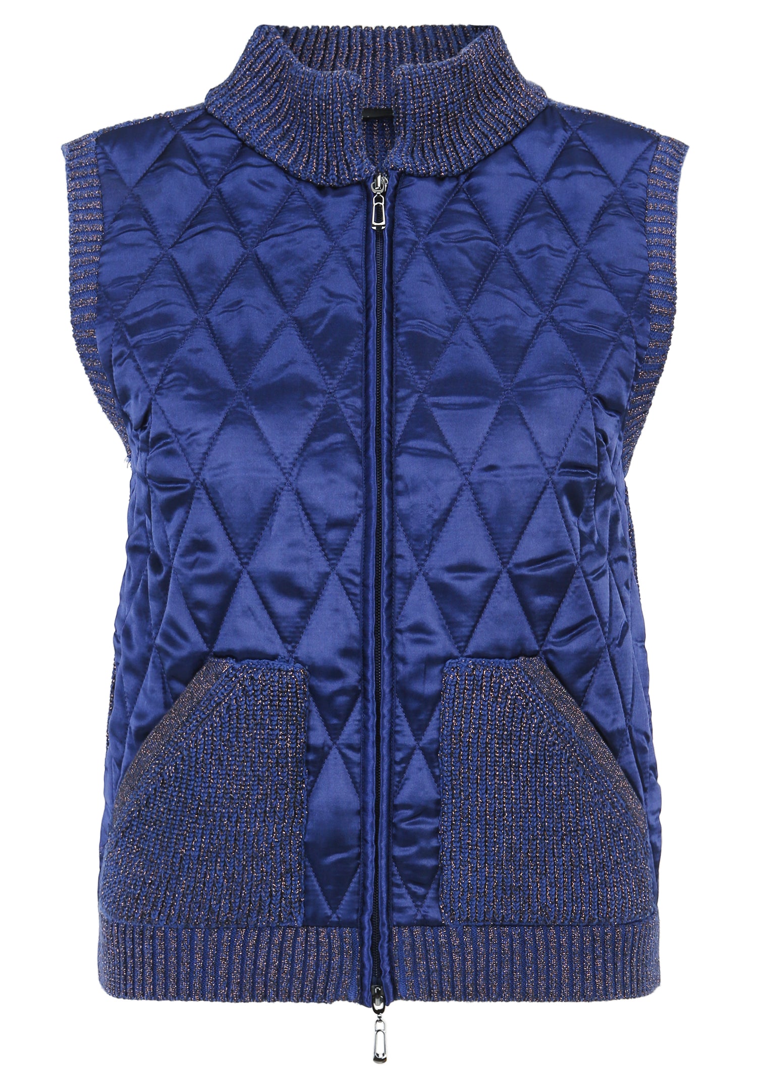 Betty Barclay - Knitted Vest in Dark Blue