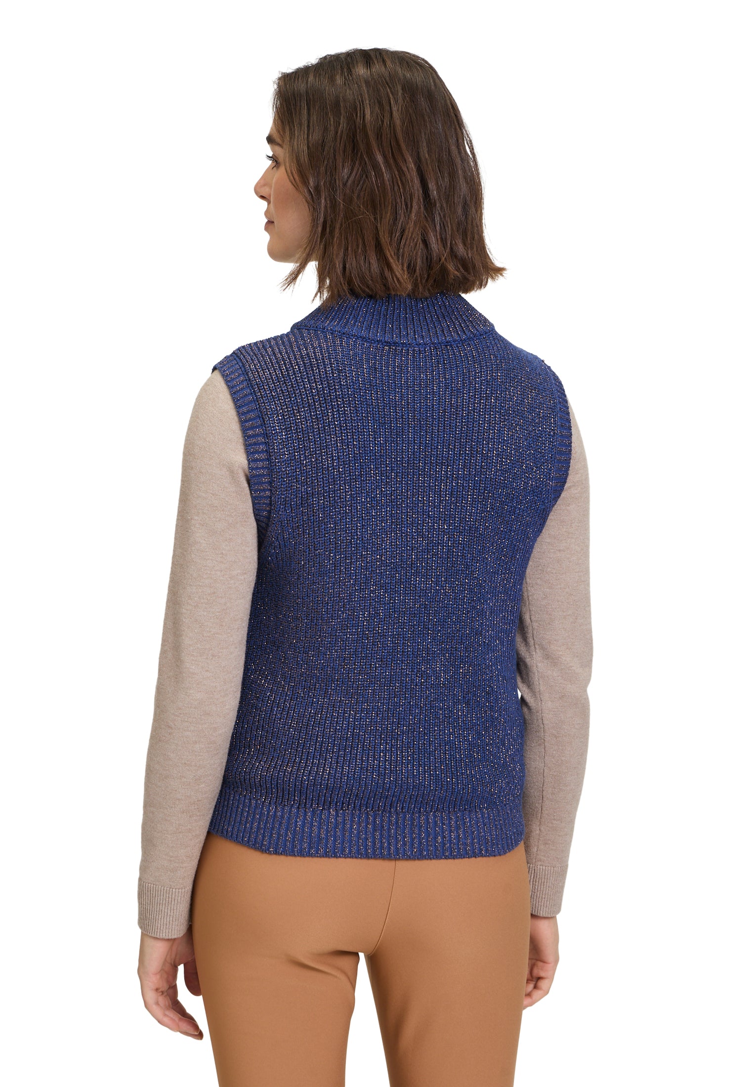 Betty Barclay - Knitted Vest in Dark Blue