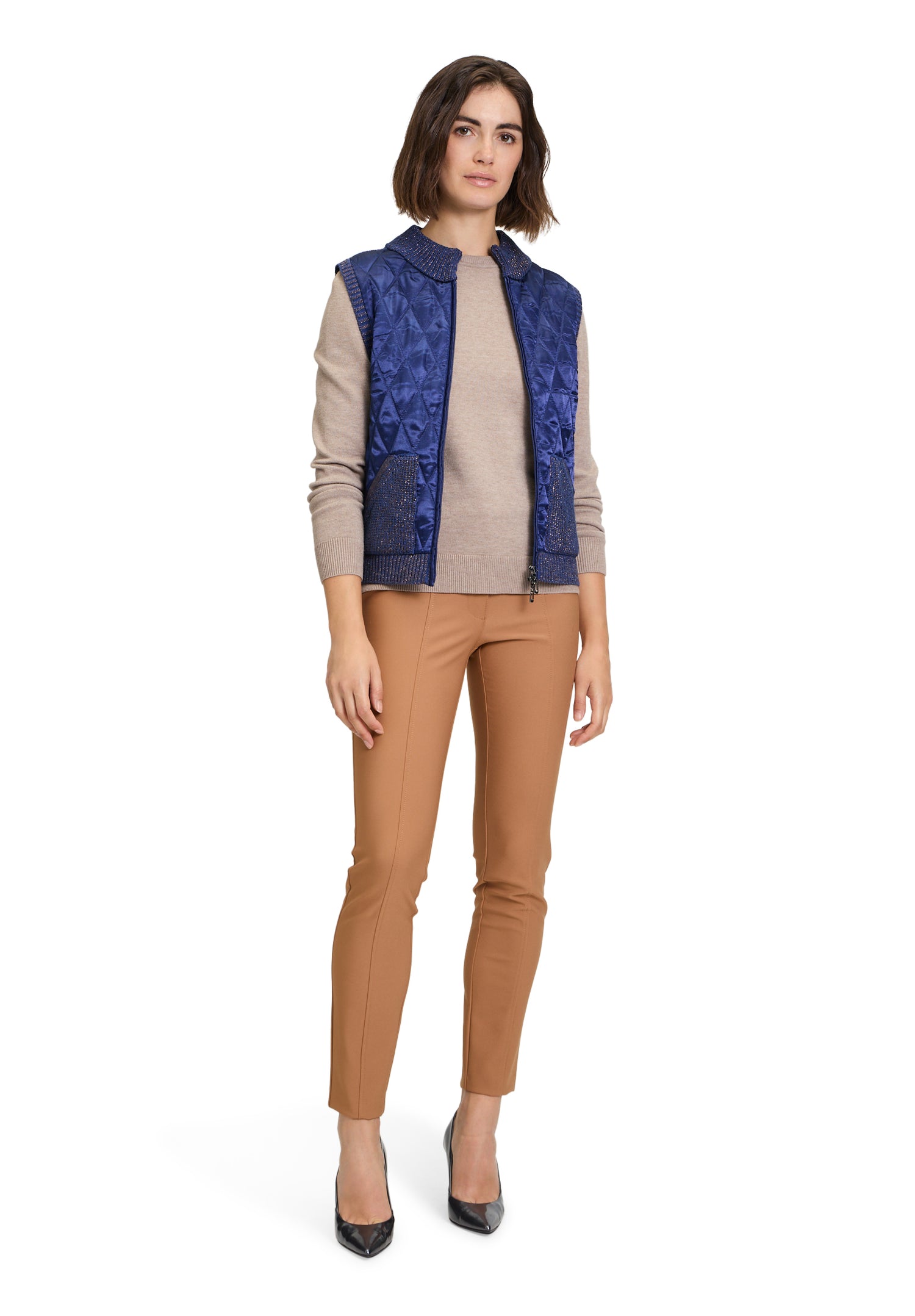 Betty Barclay - Knitted Vest in Dark Blue