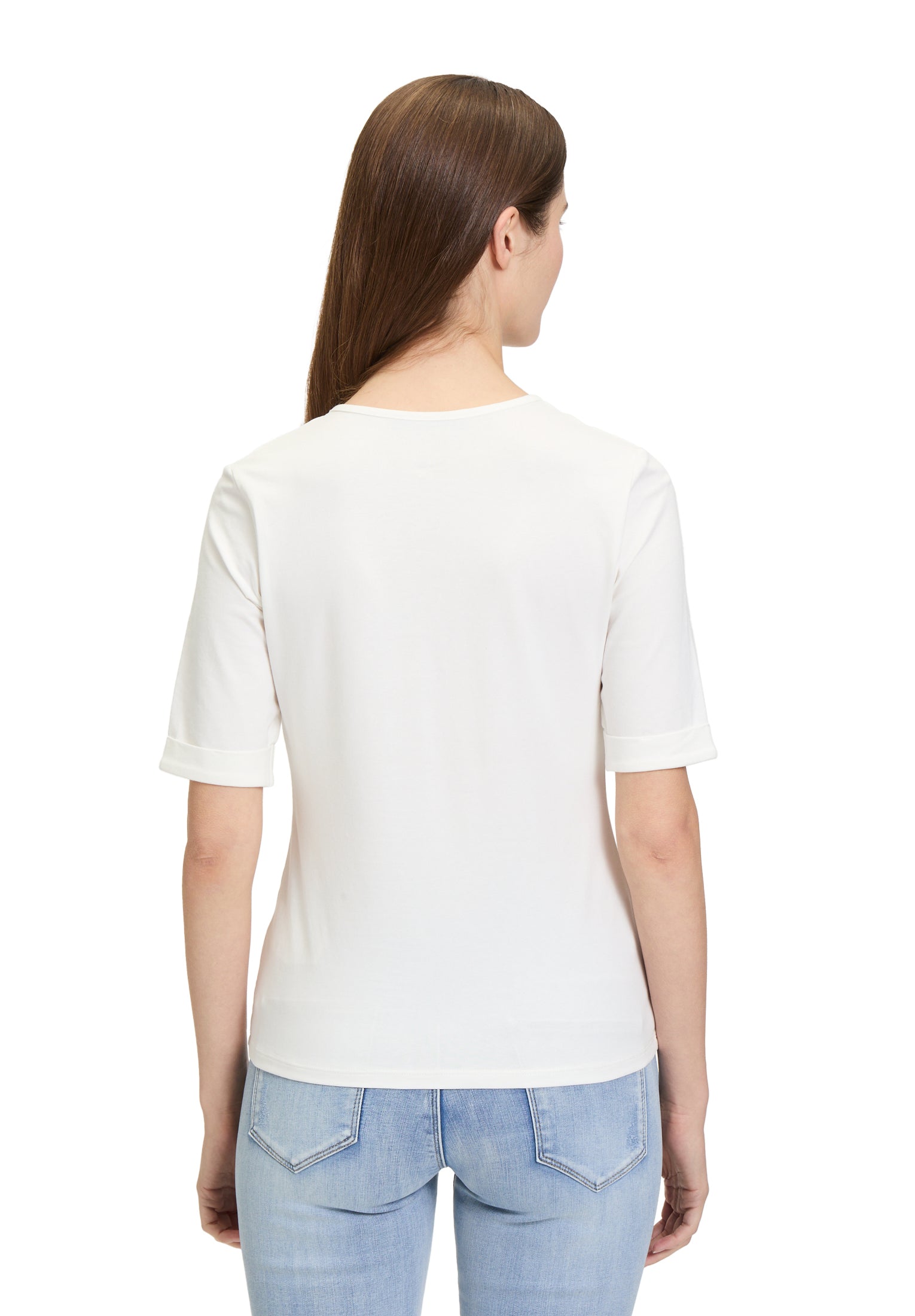 Betty Barclay - Button Down Silver Stud T Shirt