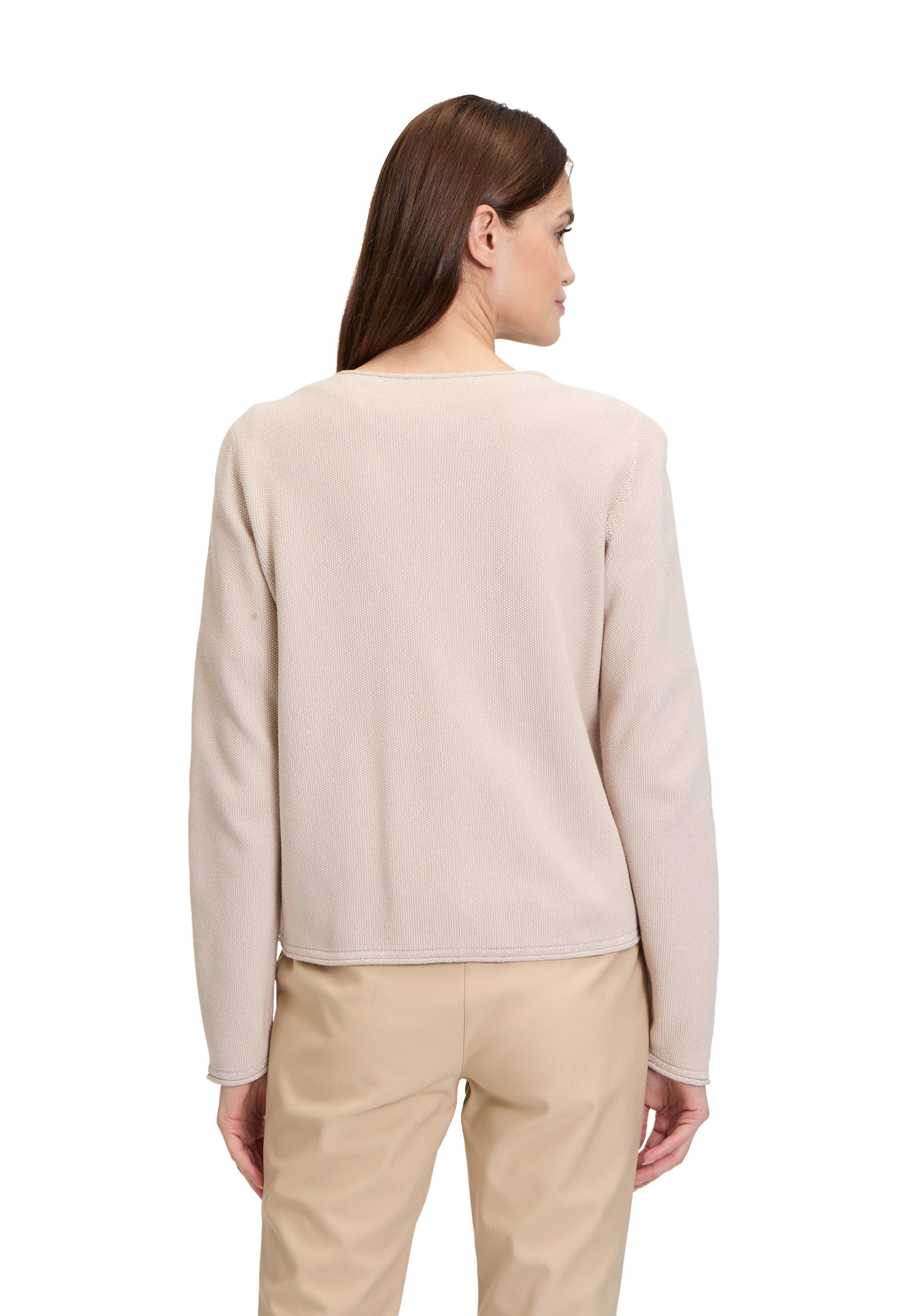 Betty Barclay - Beige Zipper Cardigan