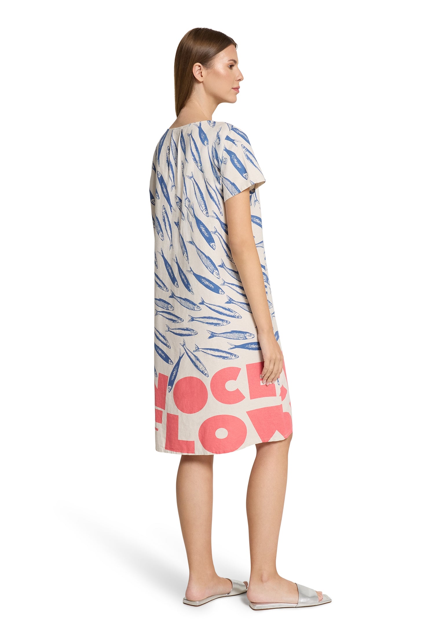 Betty Barclay - Fun Print V Neck Dress