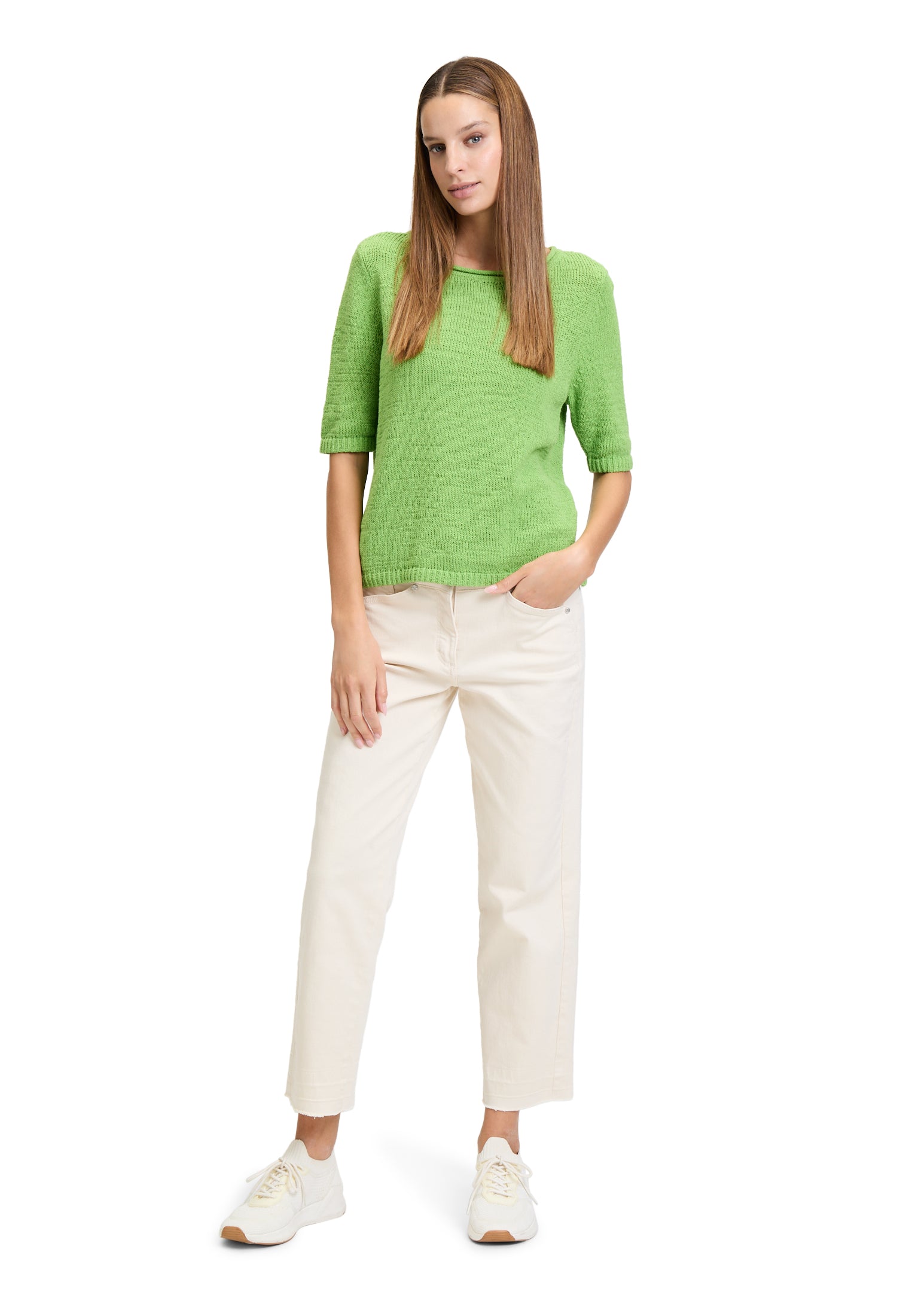Betty Barclay - Opaline Green Knit Pullover Top