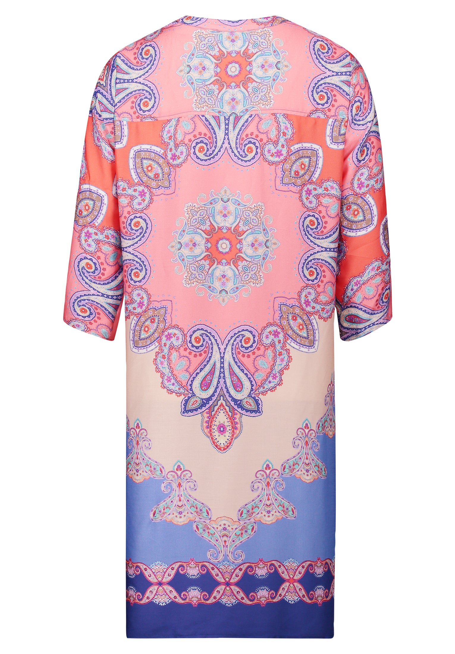 Betty Barclay - Vibrant Paisley Bohemian Print Tunic Style Dress