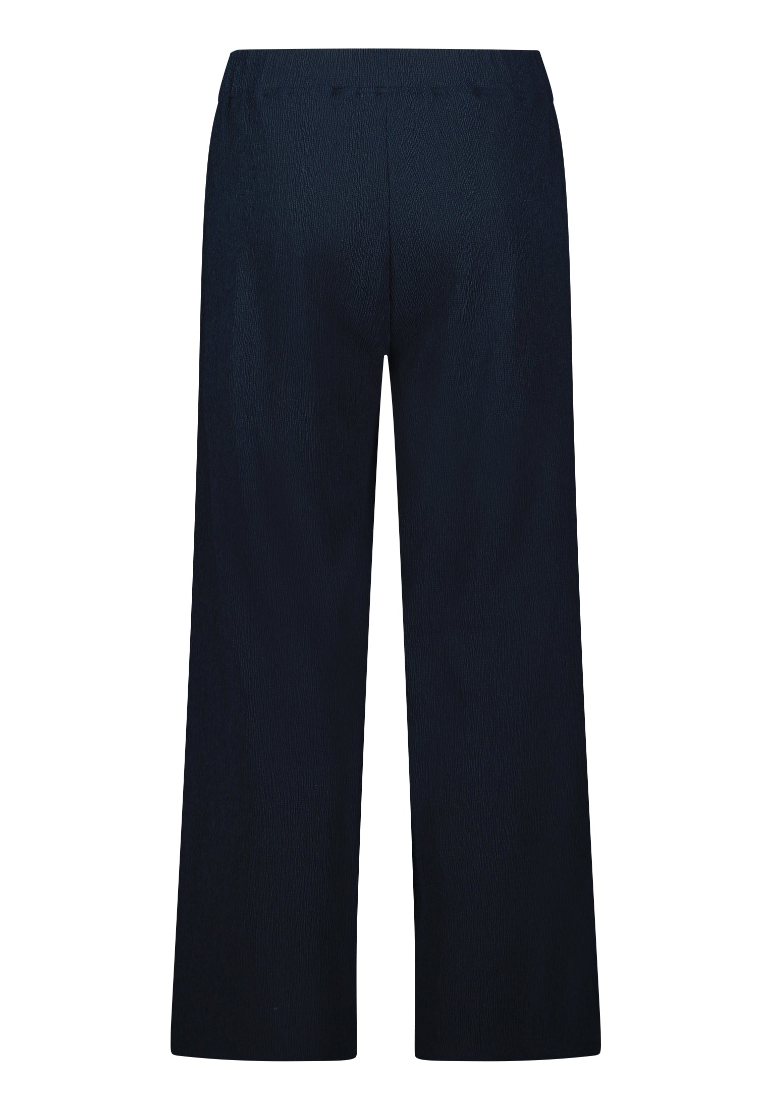Betty Barclay- Navy Wide Leg Pull On Pant