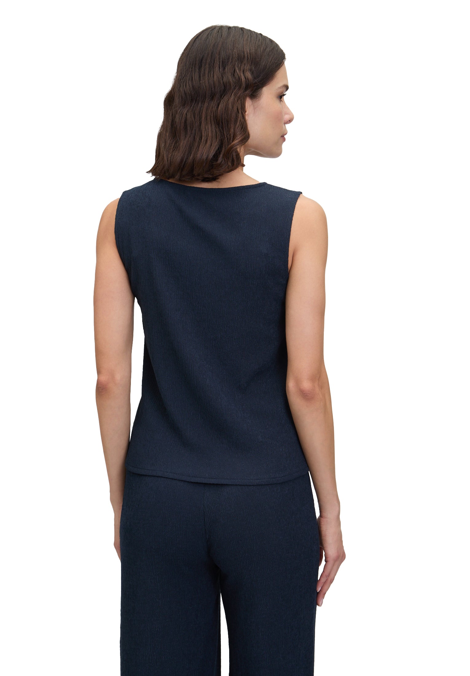 Betty Barclay - Navy Sleeveless Top