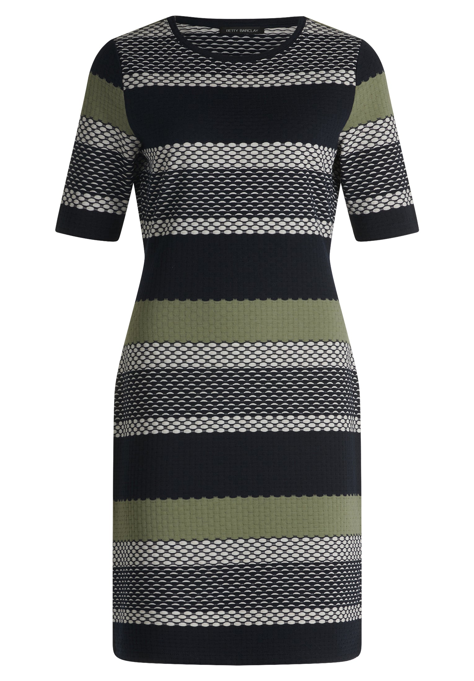 Betty Barclay - Olive Stripe Dress