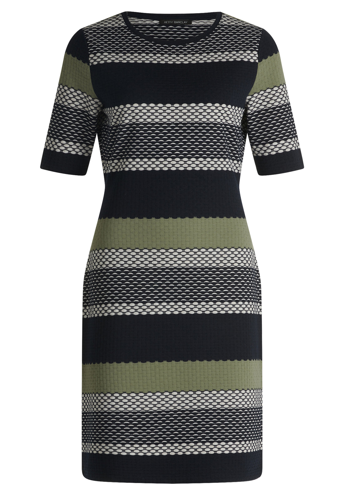 Betty Barclay - Olive Stripe Dress