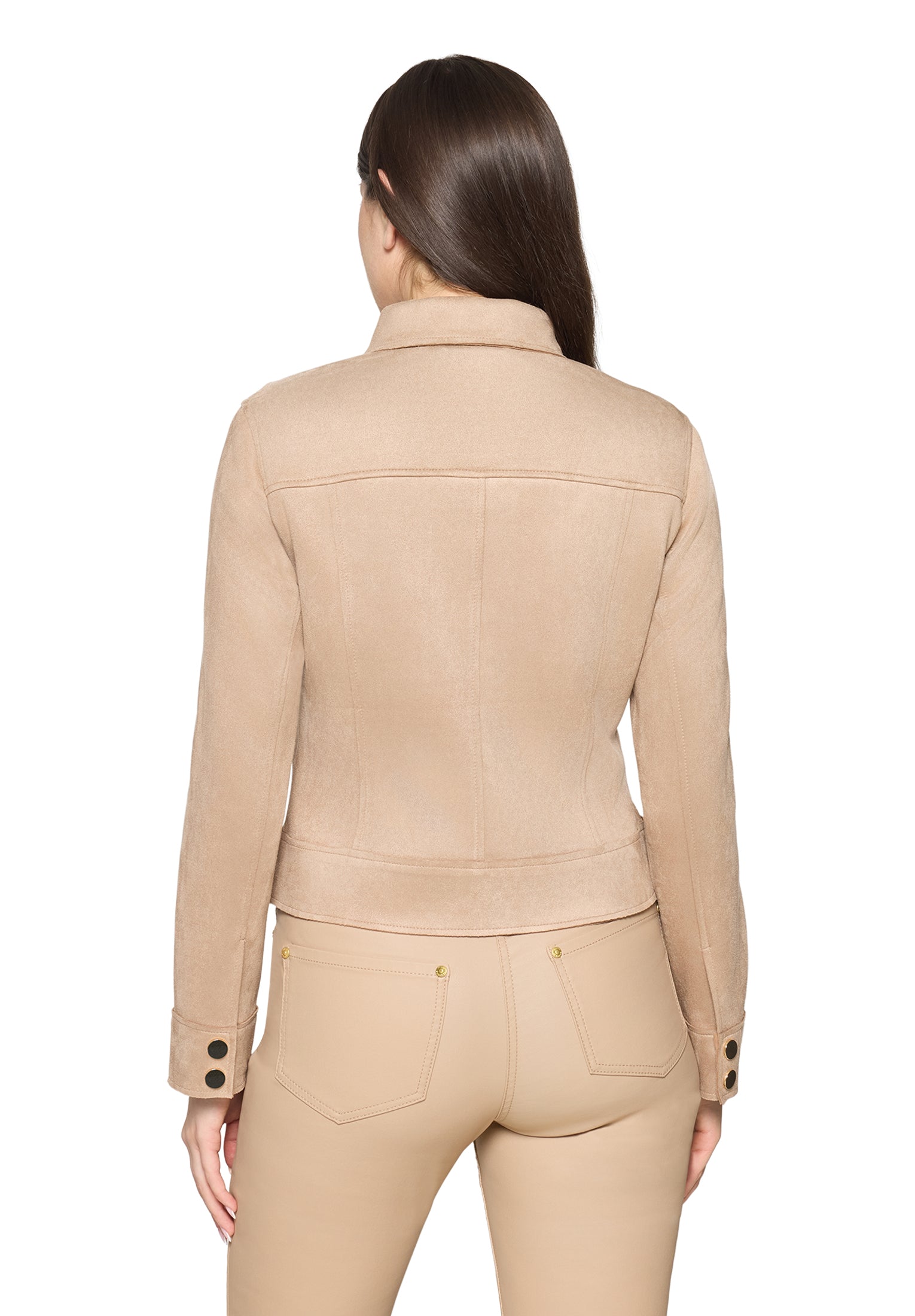 Betty Barclay- Camel Suede Jacket