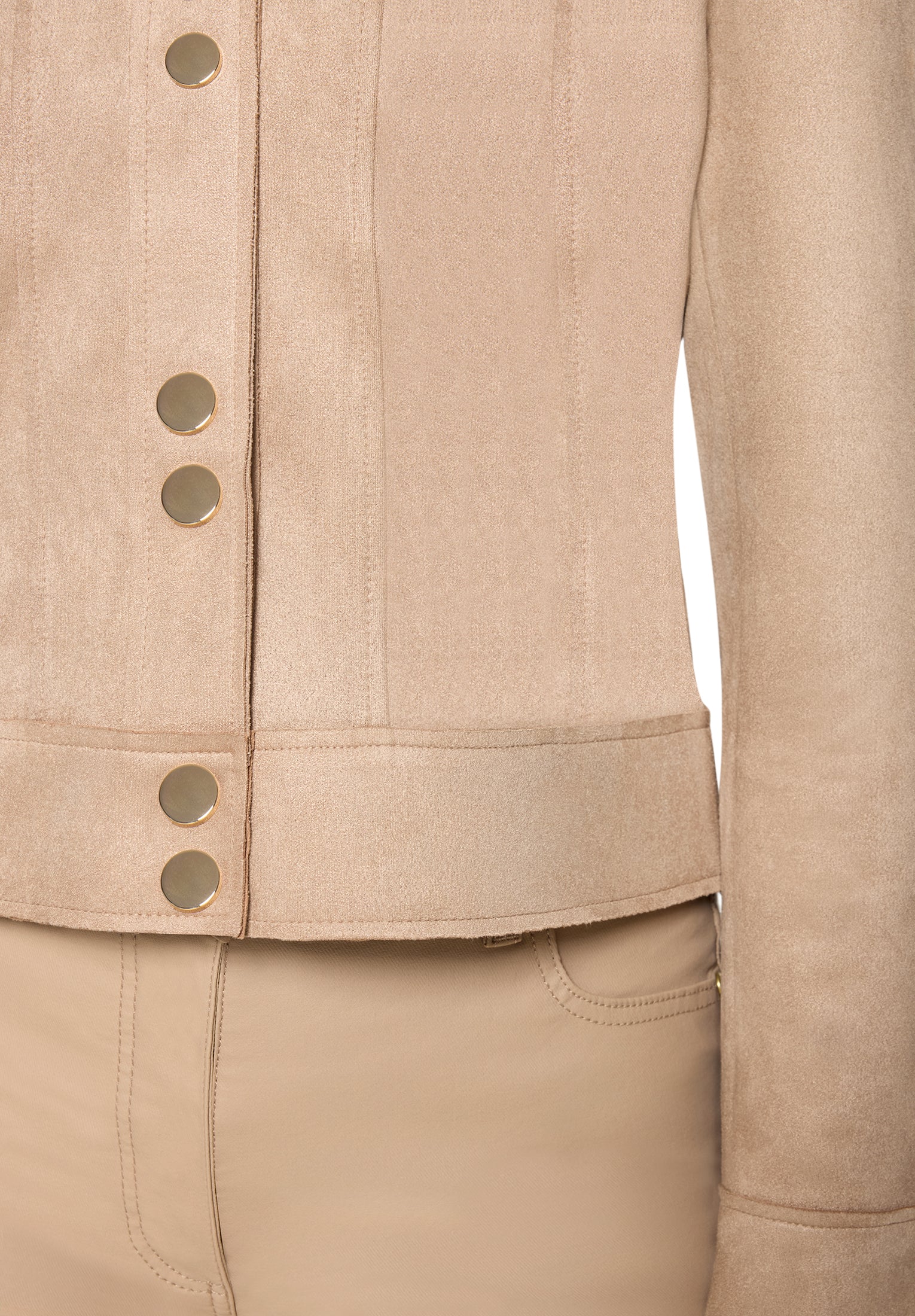 Betty Barclay- Camel Suede Jacket