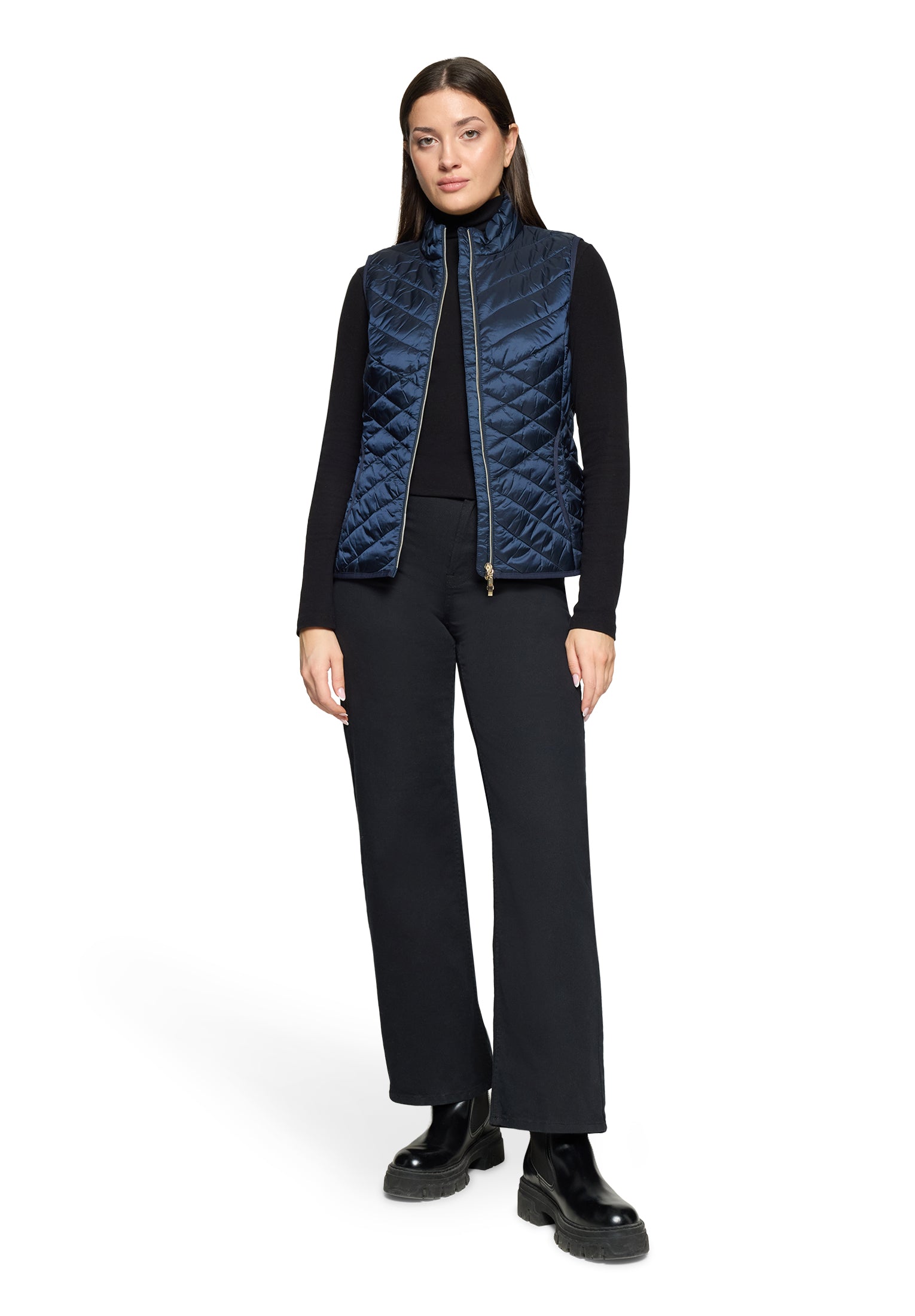 Betty Barclay - Navy Puffer Vest