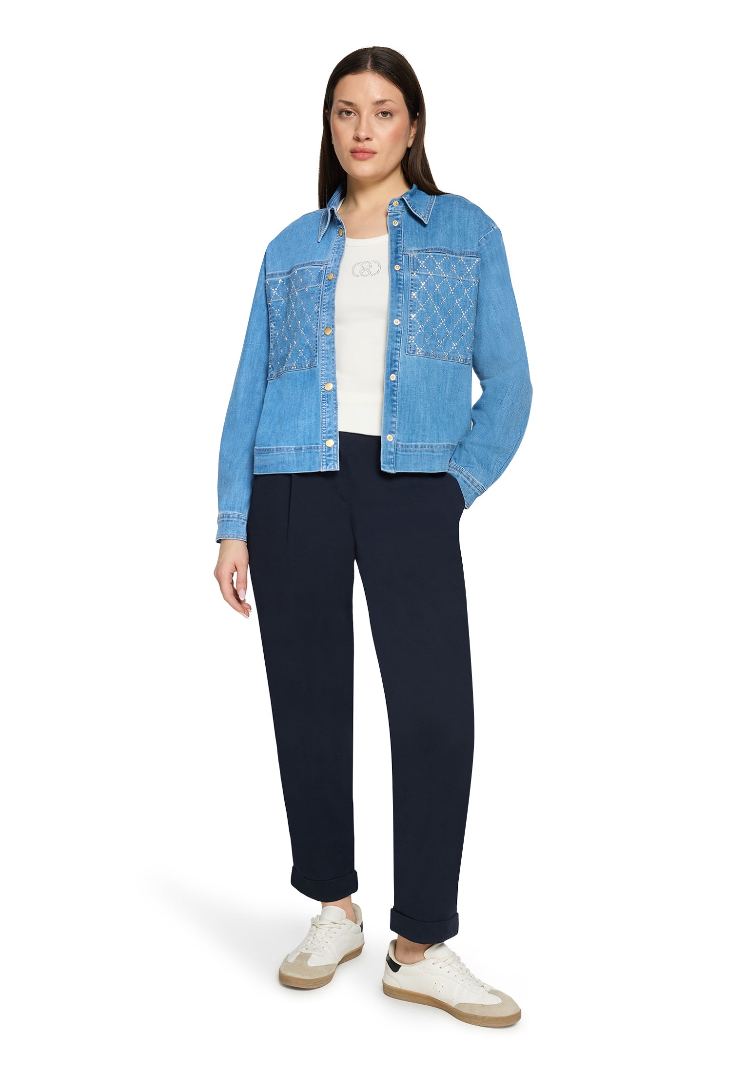 Betty Barclay- Crystal Denim Jacket