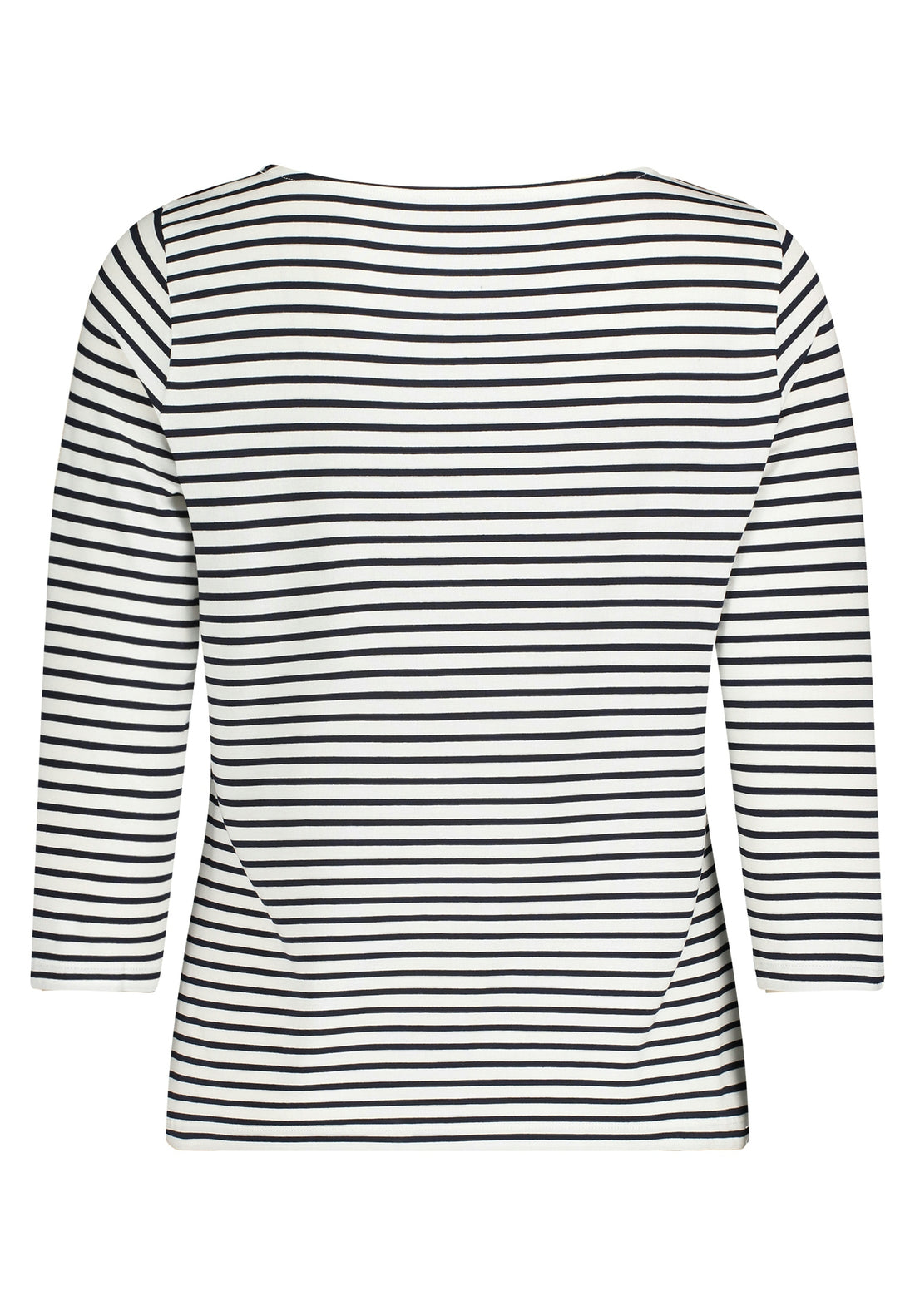 Betty Barclay - Navy Striped Top 3/4 Sleeve