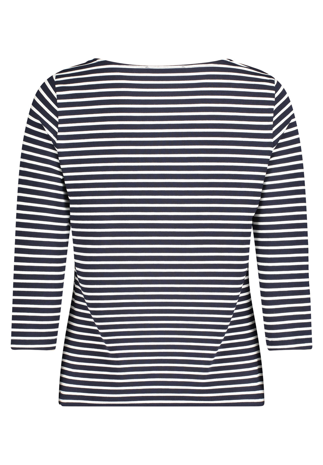 Betty Barclay Navy Striped Top 3/4 Sleeve