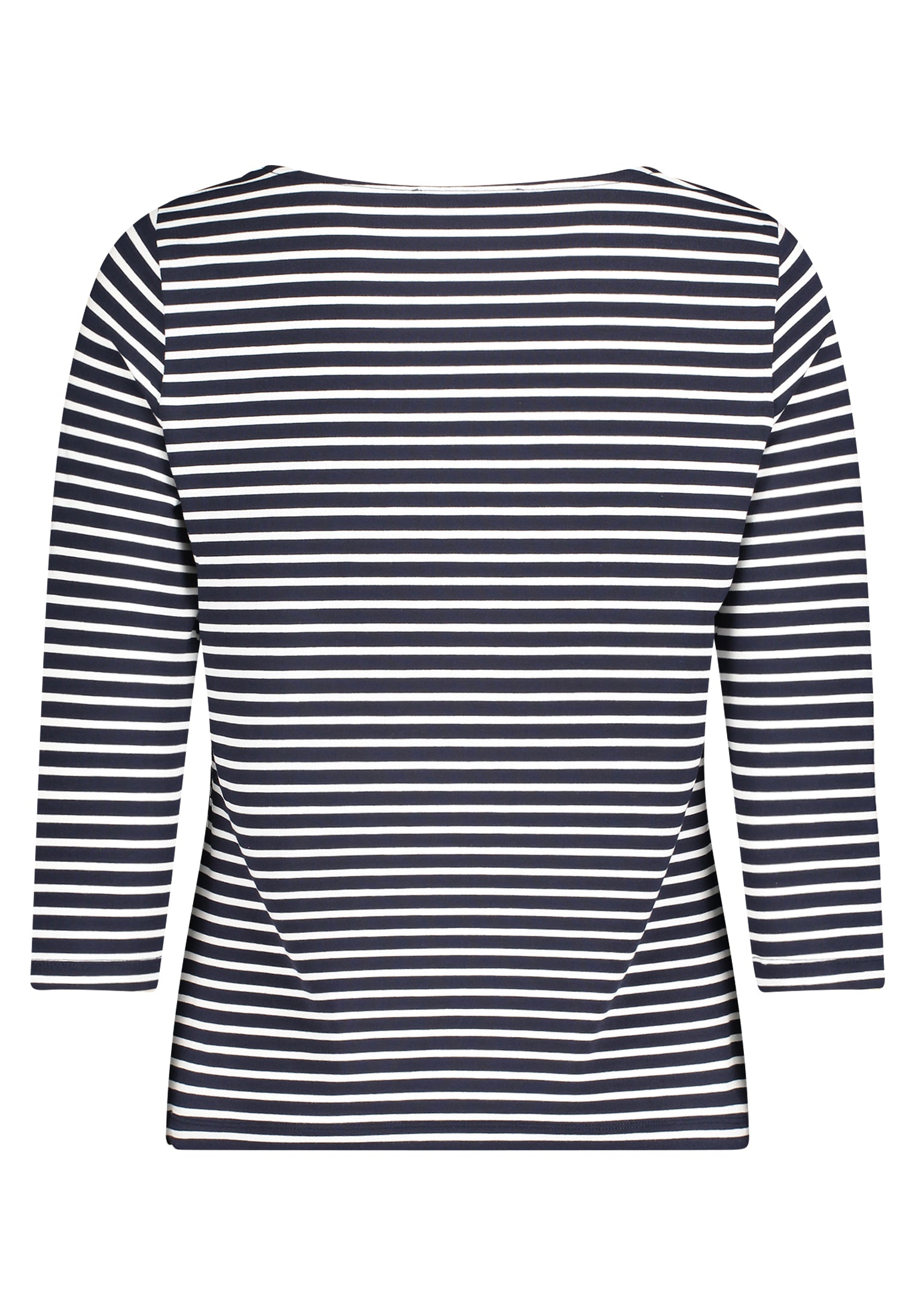 Betty Barclay Navy Striped Top 3/4 Sleeve