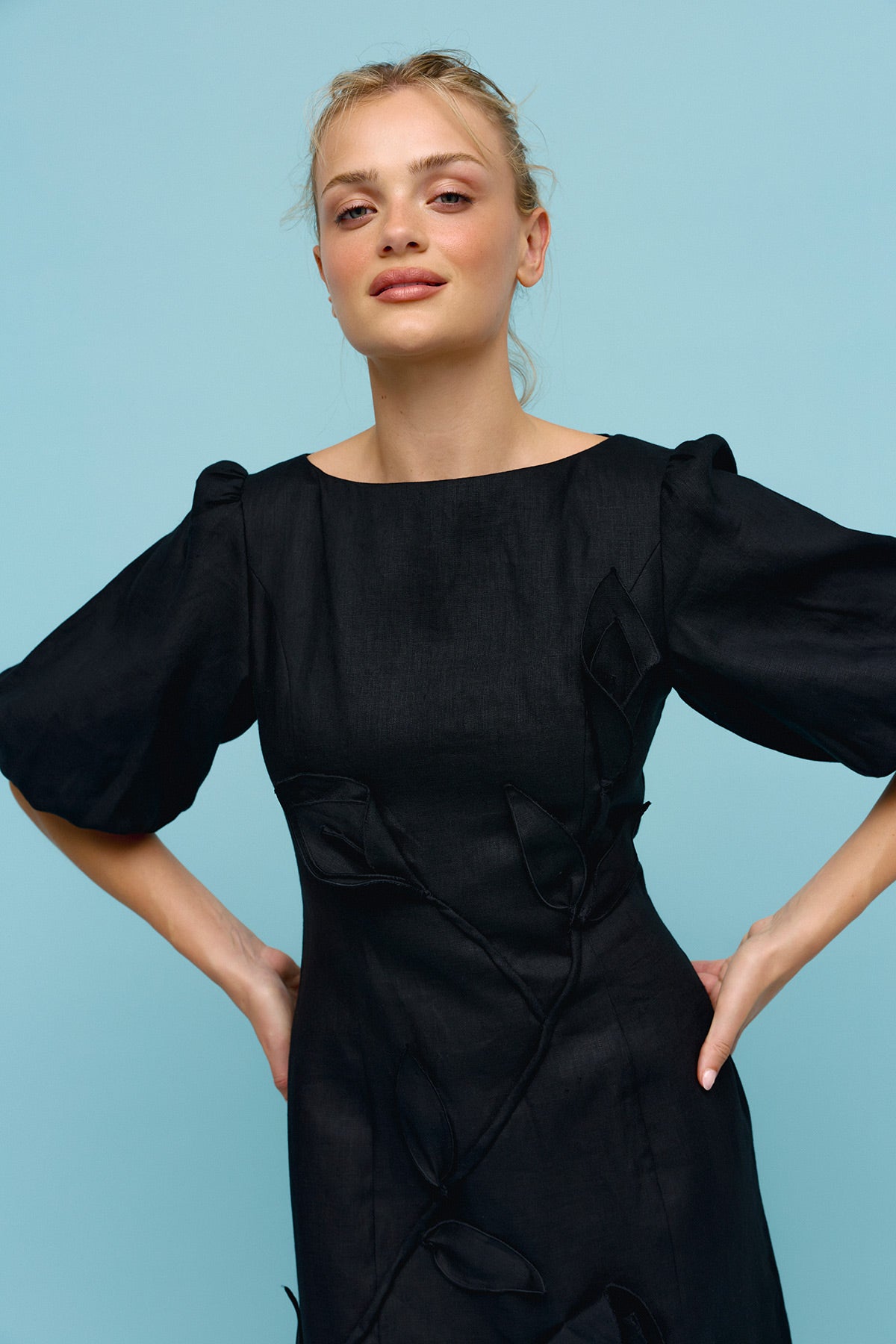 Binny Ladies Singles Black Dress