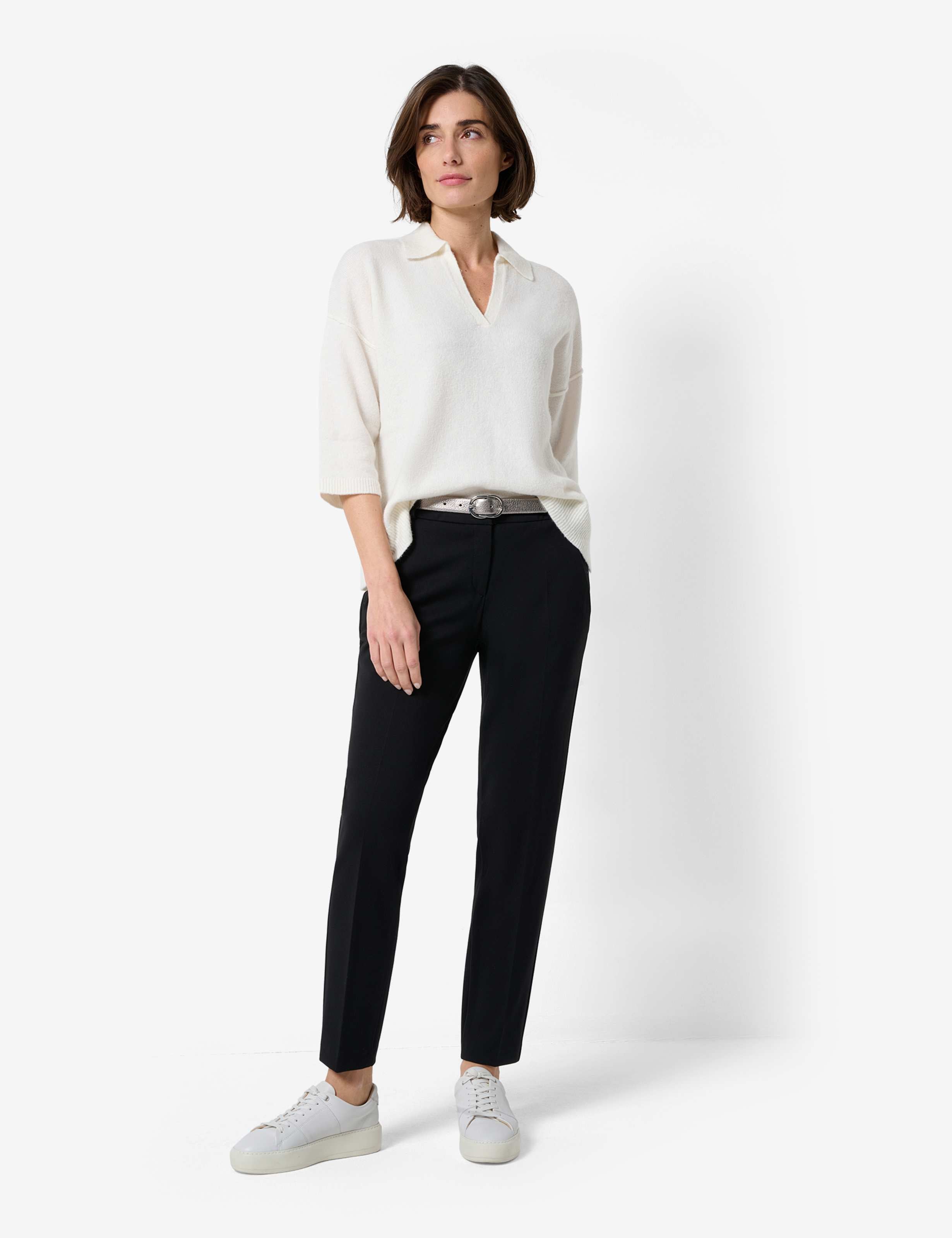 Brax - Maron 7/8 Stretch Pant - Black