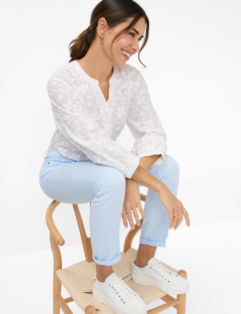 Brax- Carola Ultra Light Full Length - Pastel Blue