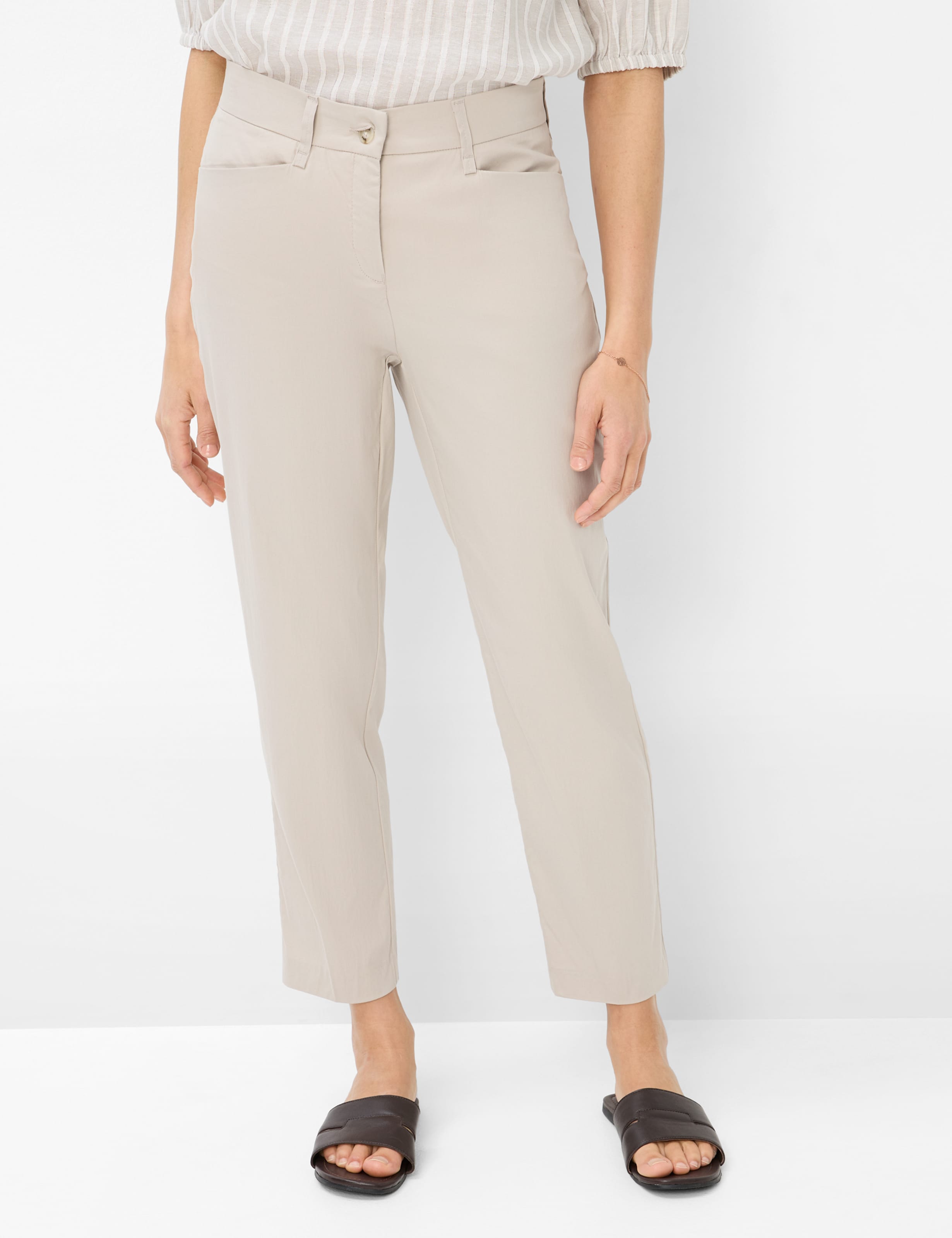 Brax -Beige Mara S Pants 7/8 Length