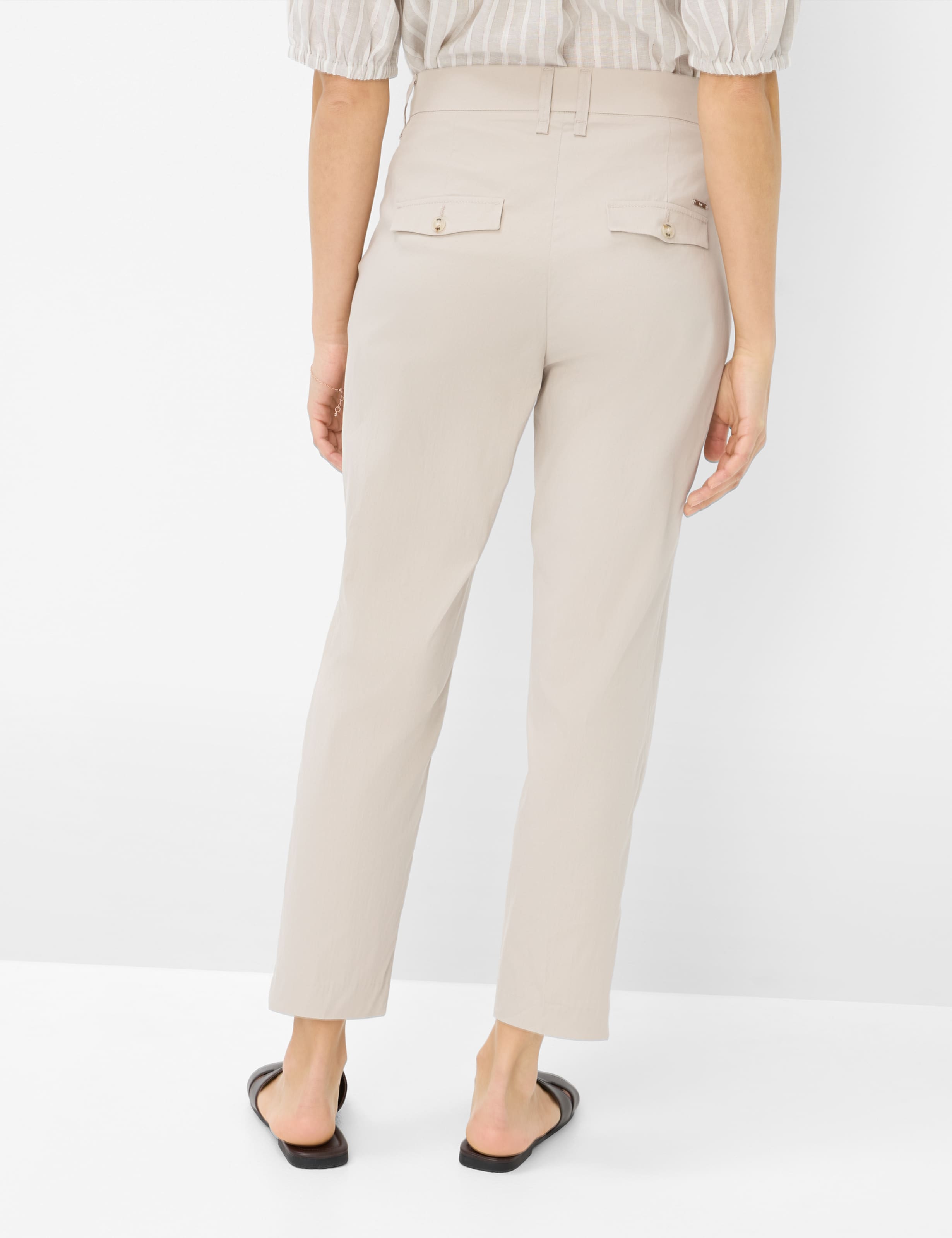 Brax -Beige Mara S Pants 7/8 Length