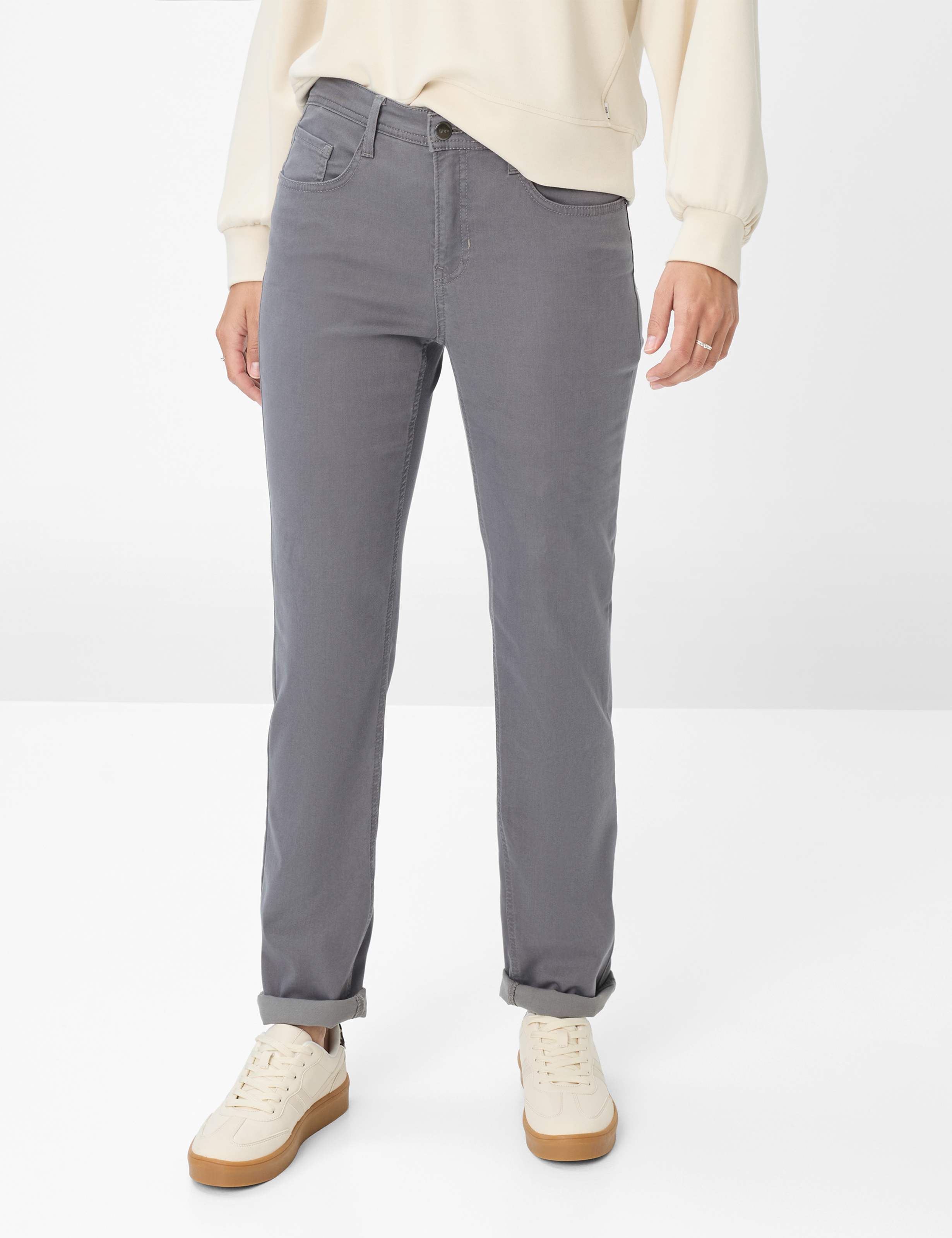 Brax - Carola Winter Dream Fabric - Grey
