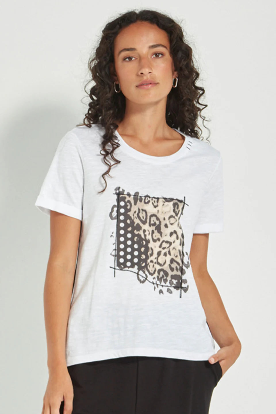 Verge -Dusty Top - Black Print