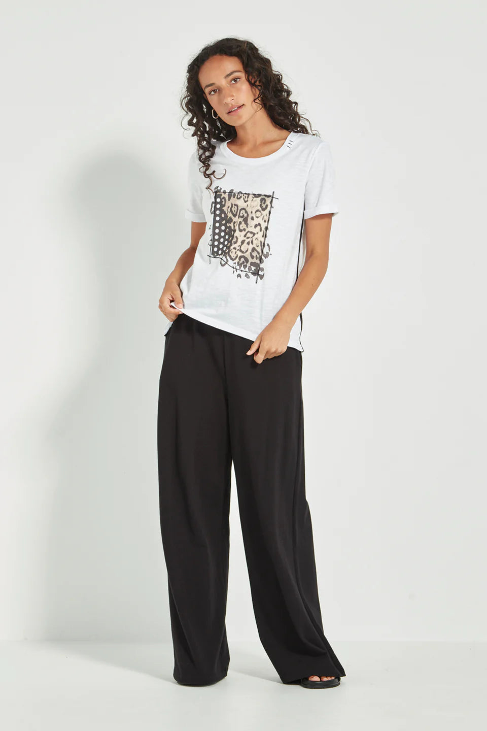 Verge -Dusty Top - Black Print