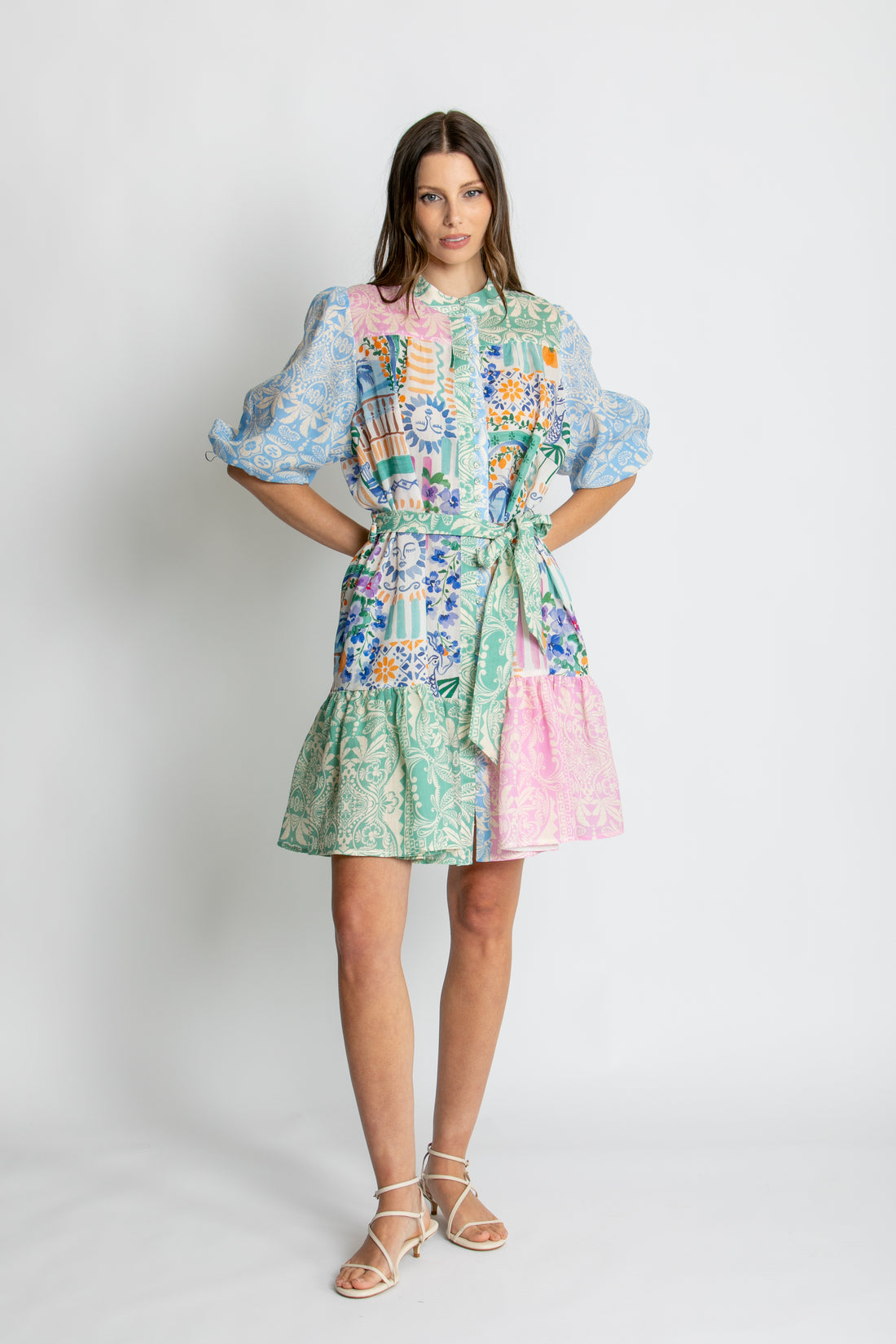 Kachel - Riley Multi Print Dress