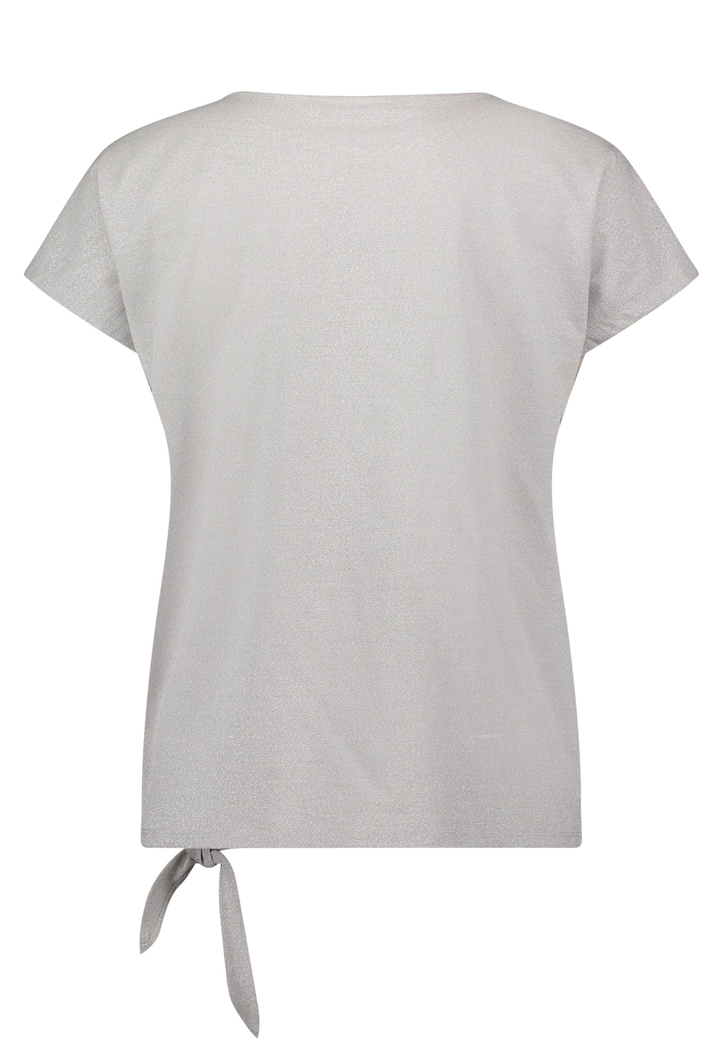 Betty Barclay - Grey/Silver T-shirt with Sequins and Glitter Thread