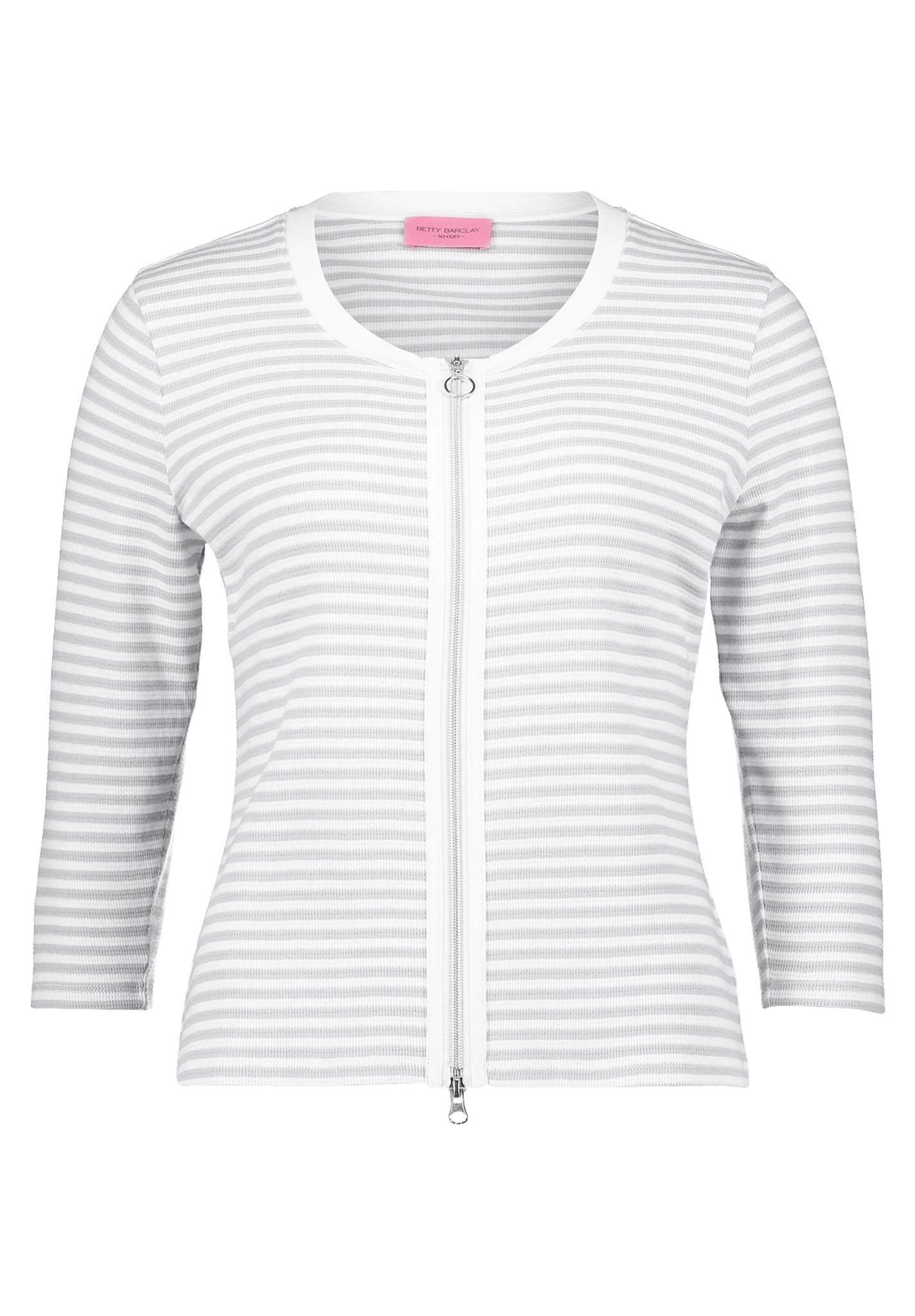 Betty Barclay - Grey and White Stripe Jacket