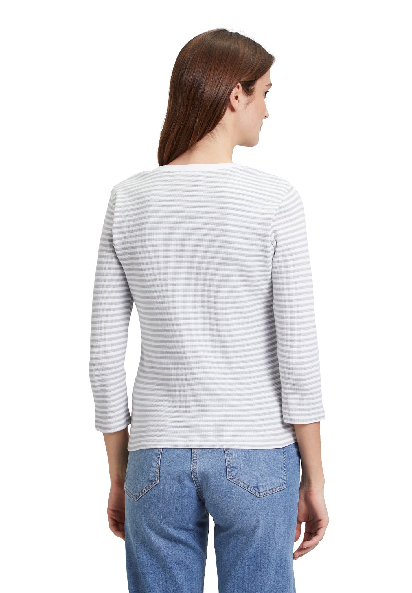 Betty Barclay - Grey and White Stripe Jacket