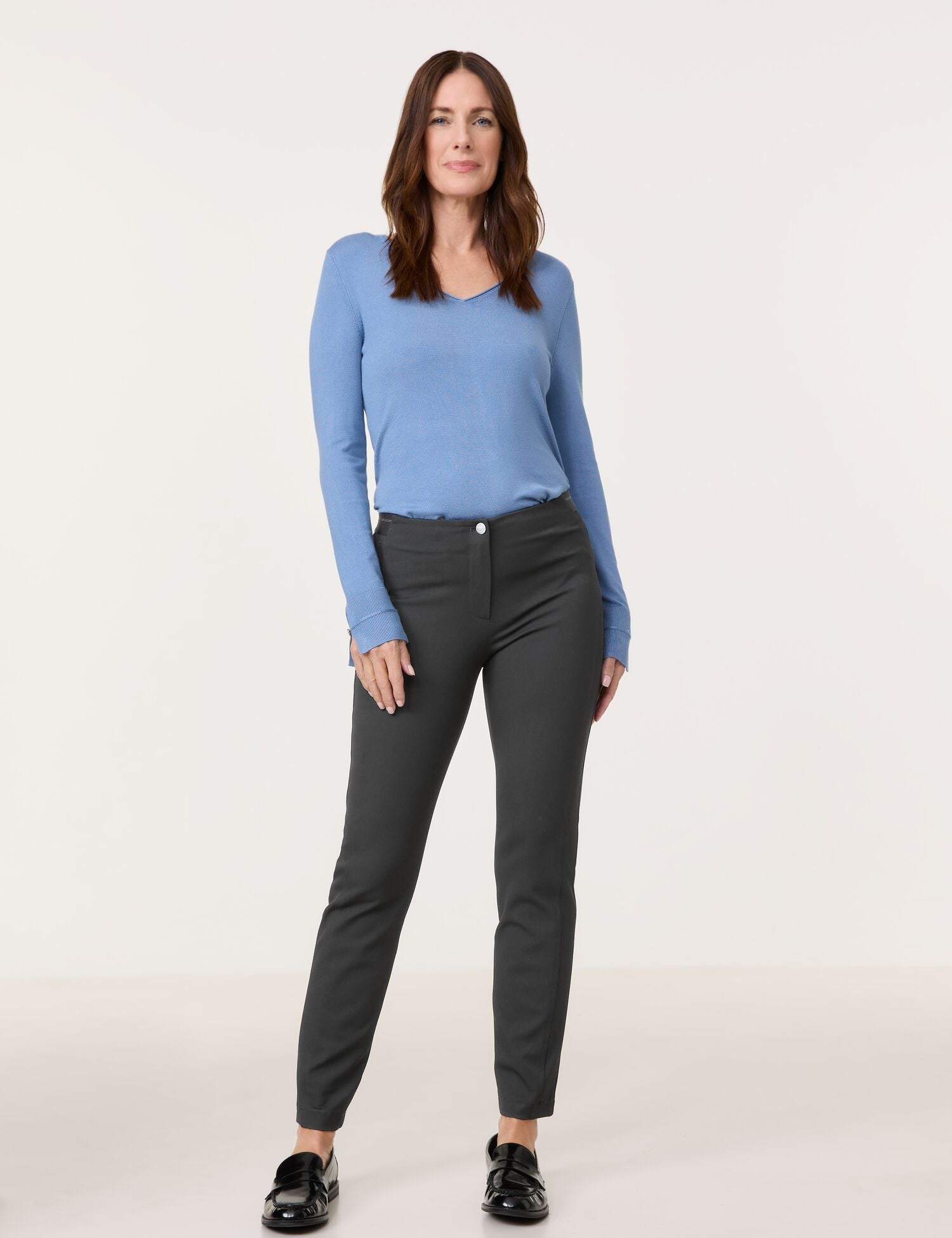 Gerry Weber - San Ya Slim Fit Black Pants 7/8 Length