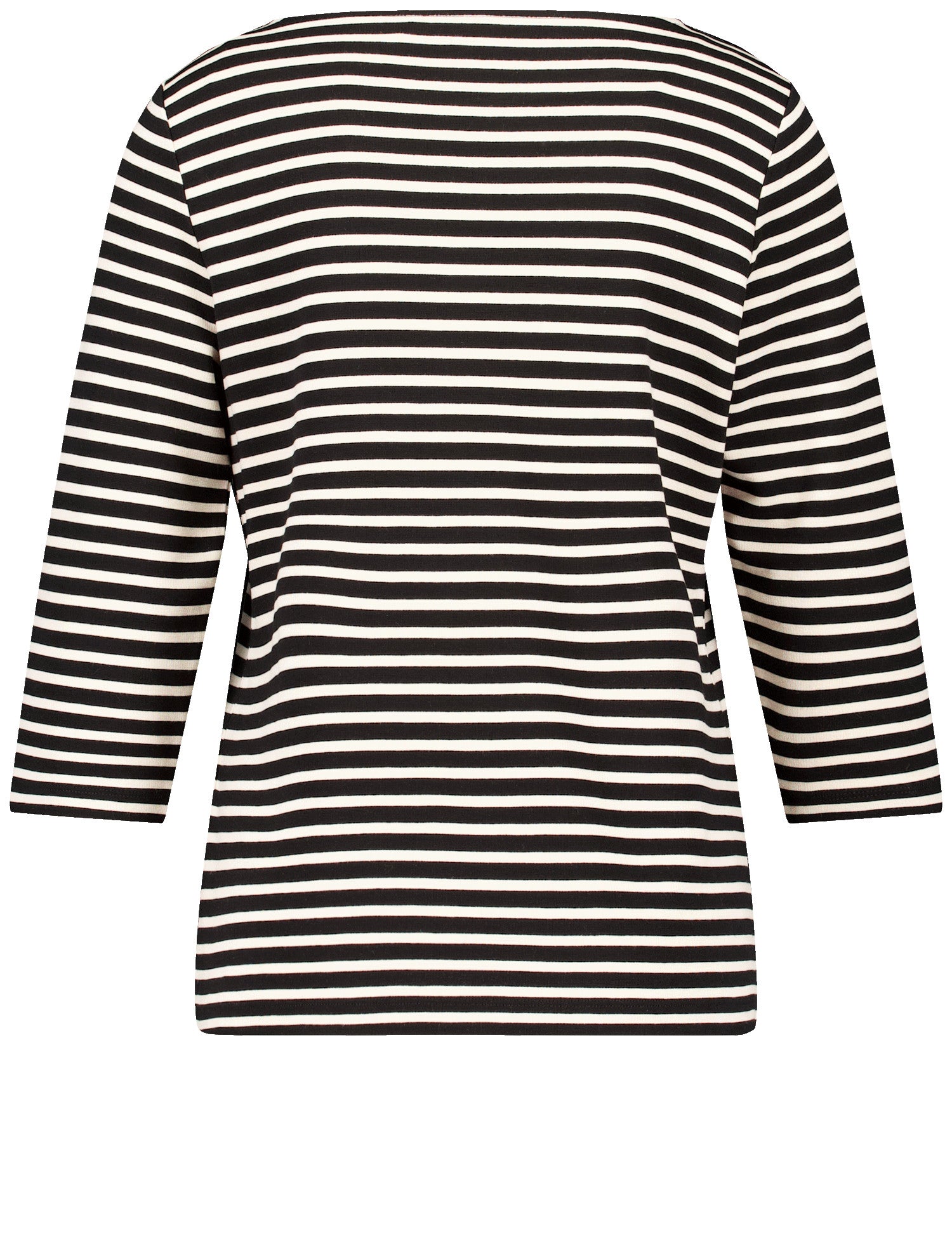 Gerry Weber - Striped Top with Lace Black Trim