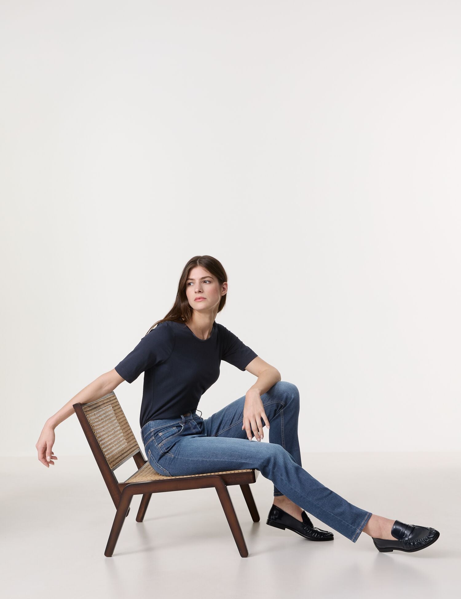 Gerry Weber - Soline Best4Me Slim Fit Nougat Blue Denim (Spring)