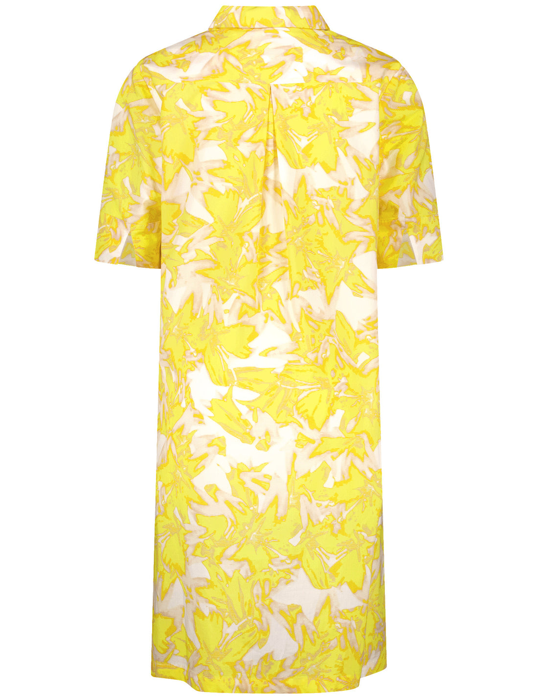 Gerry Weber - Yellow print cotton shirt dress