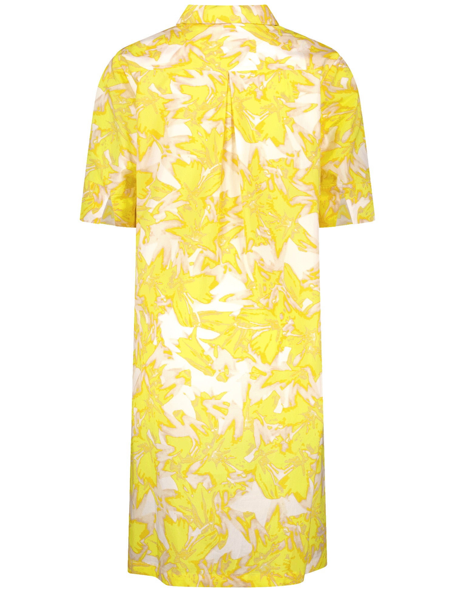 Gerry Weber - Yellow print cotton shirt dress