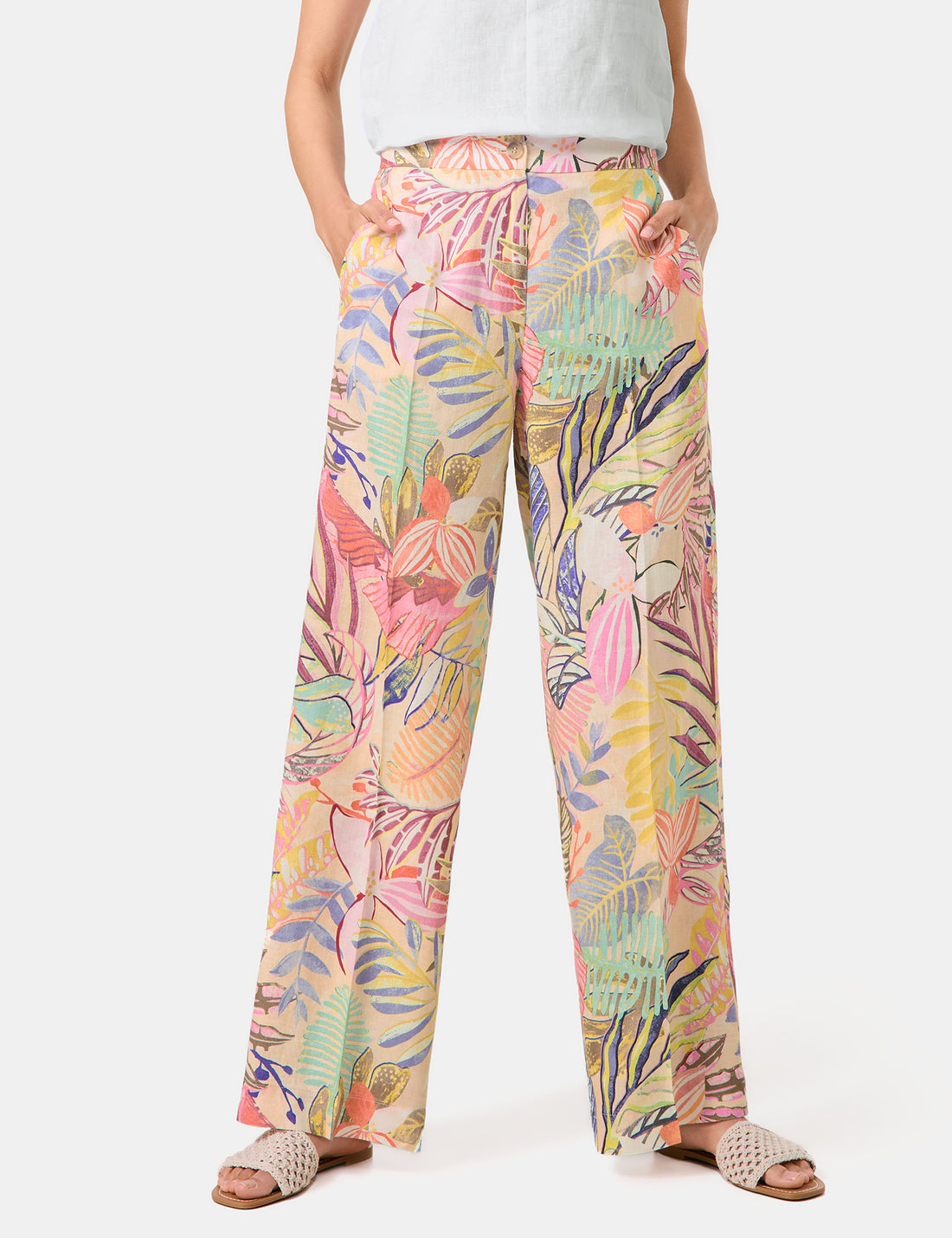 Gerry Weber - Multicolour Floral Print Pant