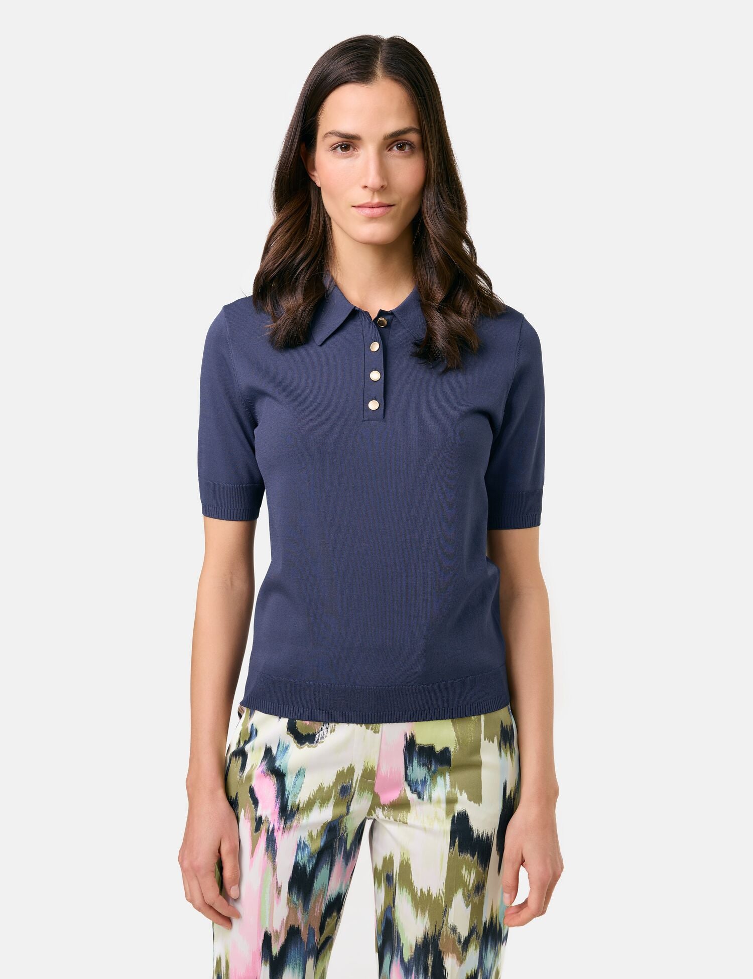 Gerry Weber - Indigo Blue Knit Polo