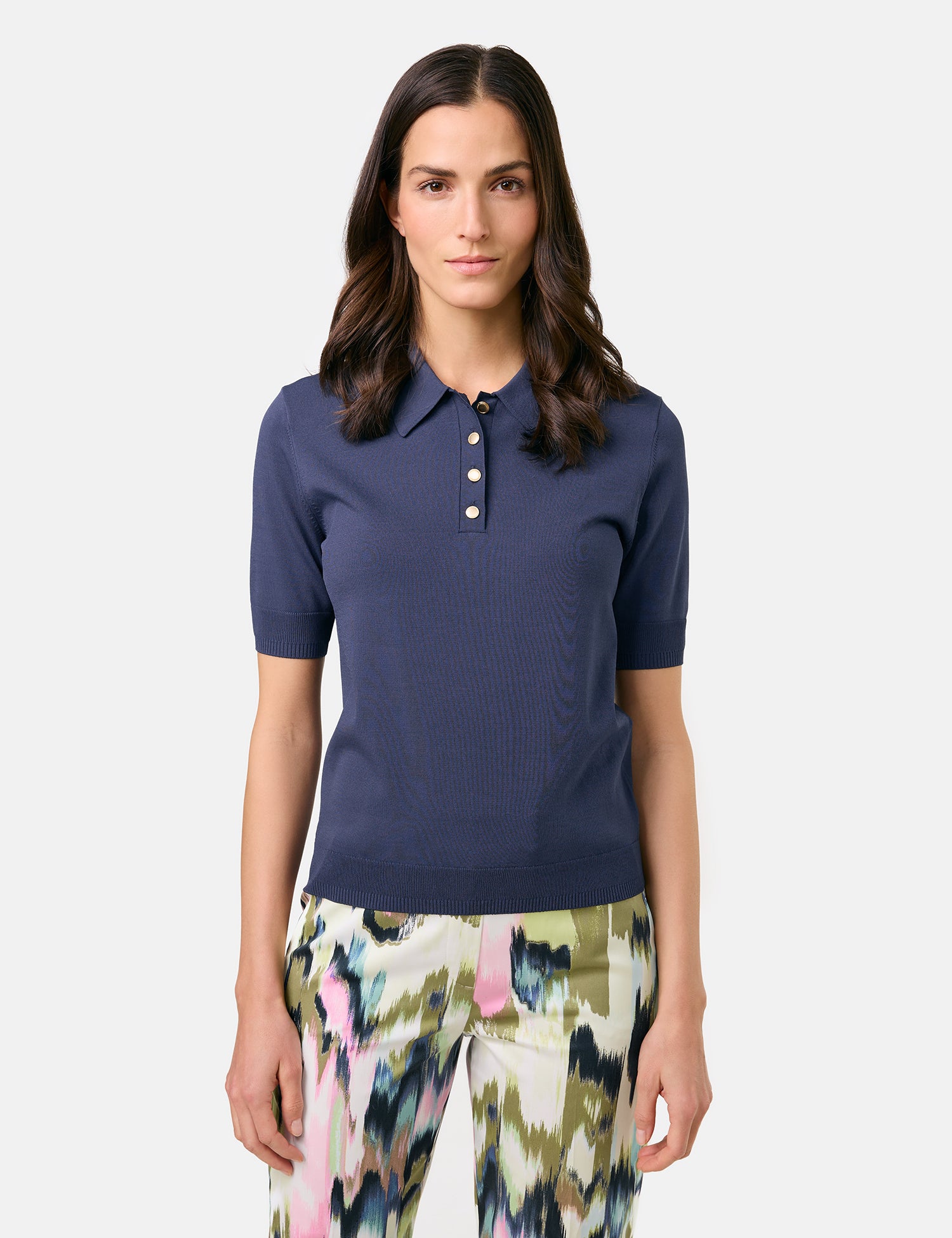 Gerry Weber - Indigo Blue Knit Polo